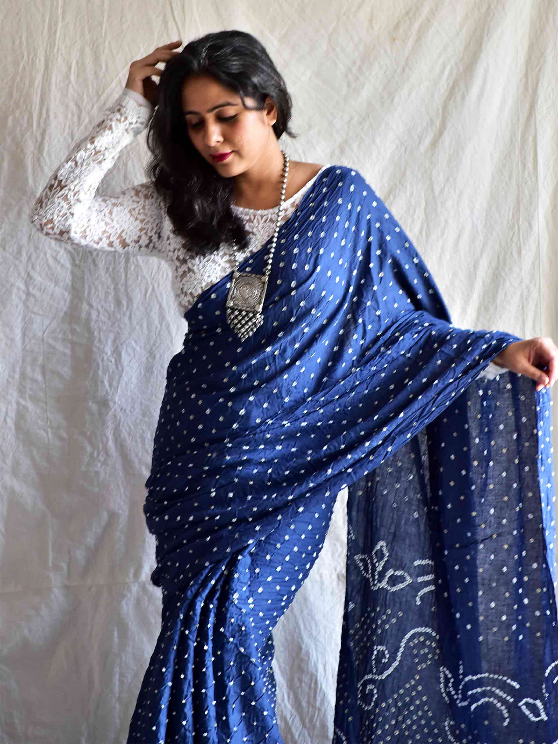 Bandhej Saree