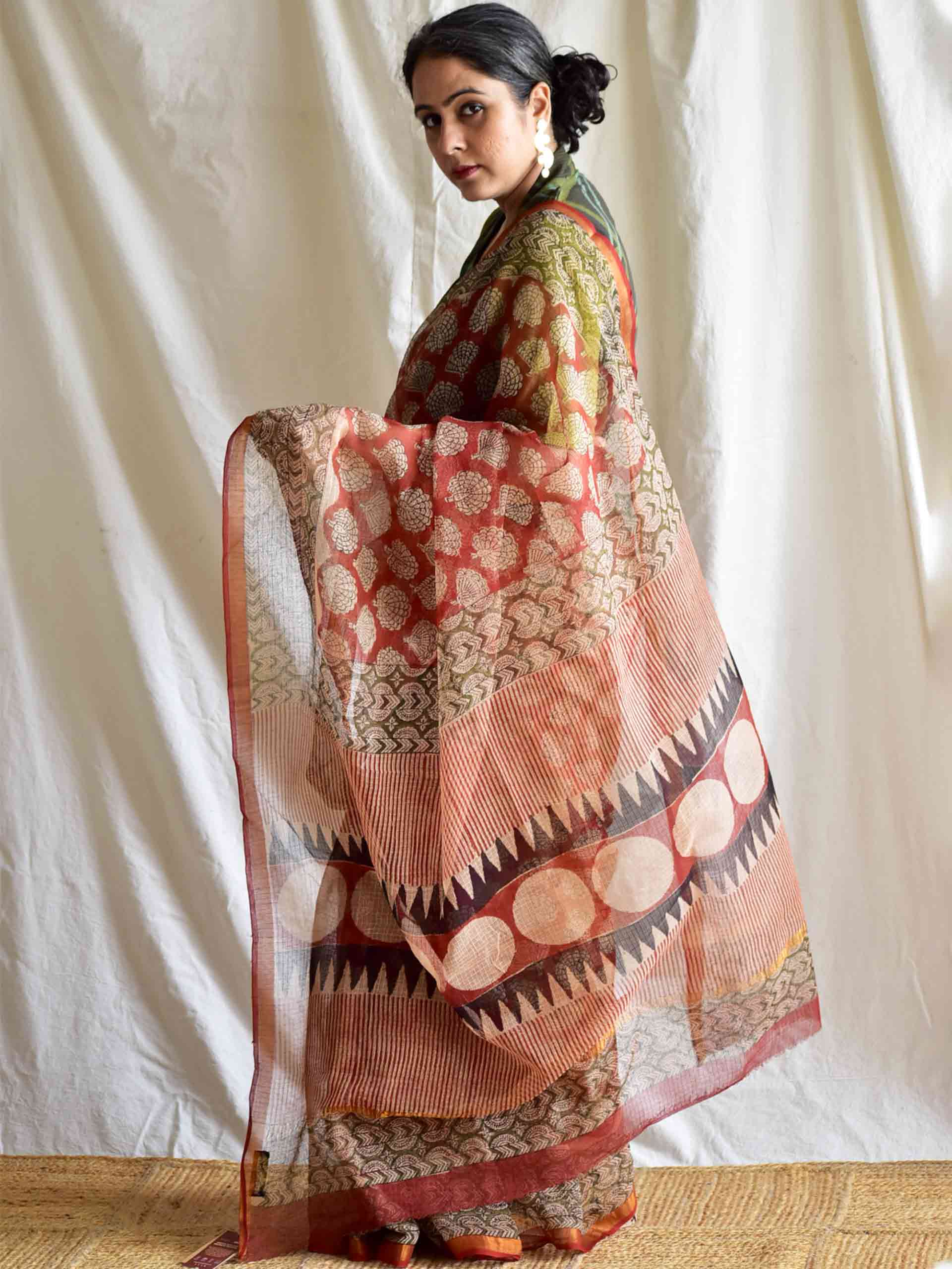 Miskeen - Dabu Kota Doria Saree