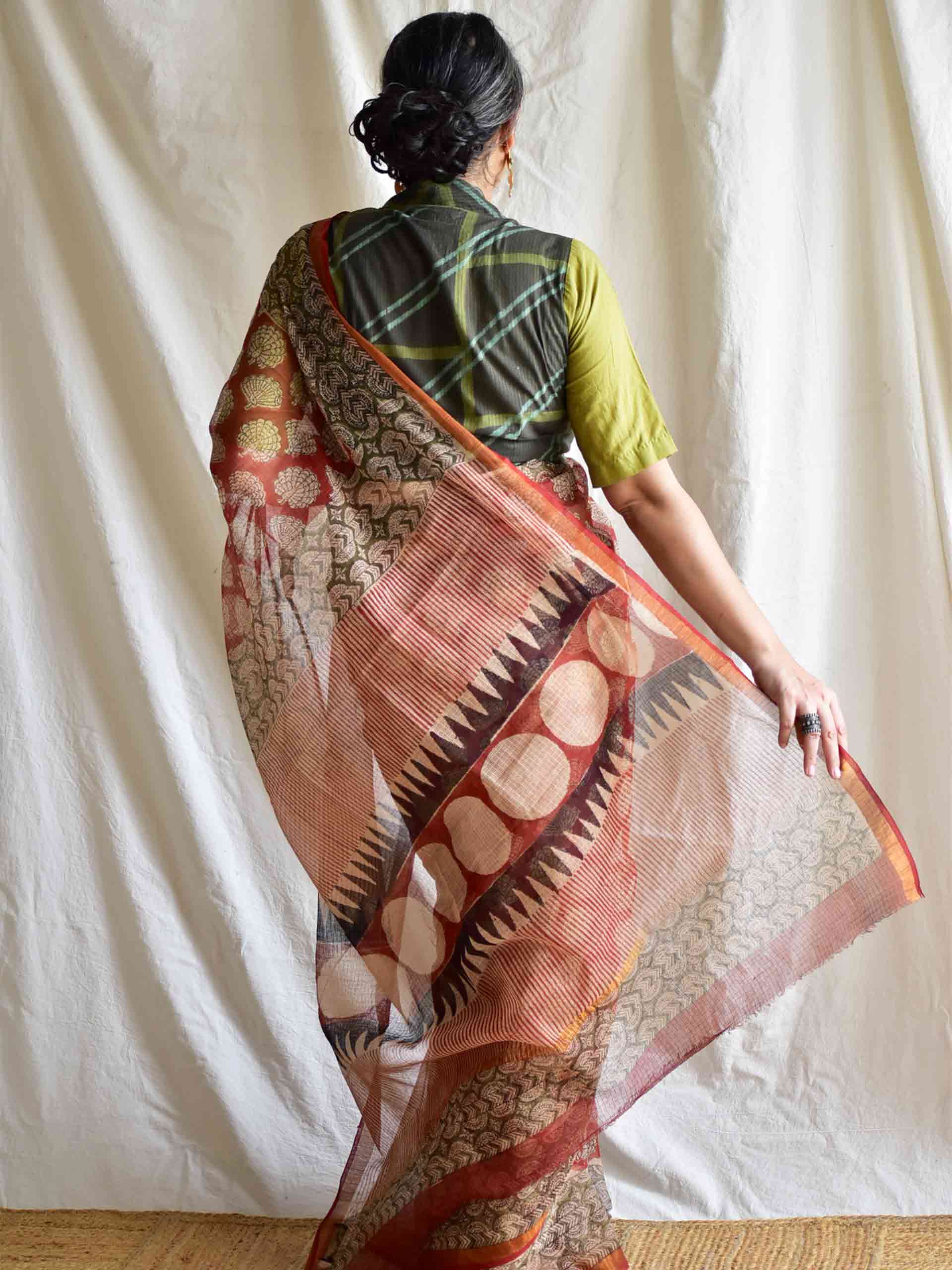 Miskeen - Dabu Kota Doria Saree