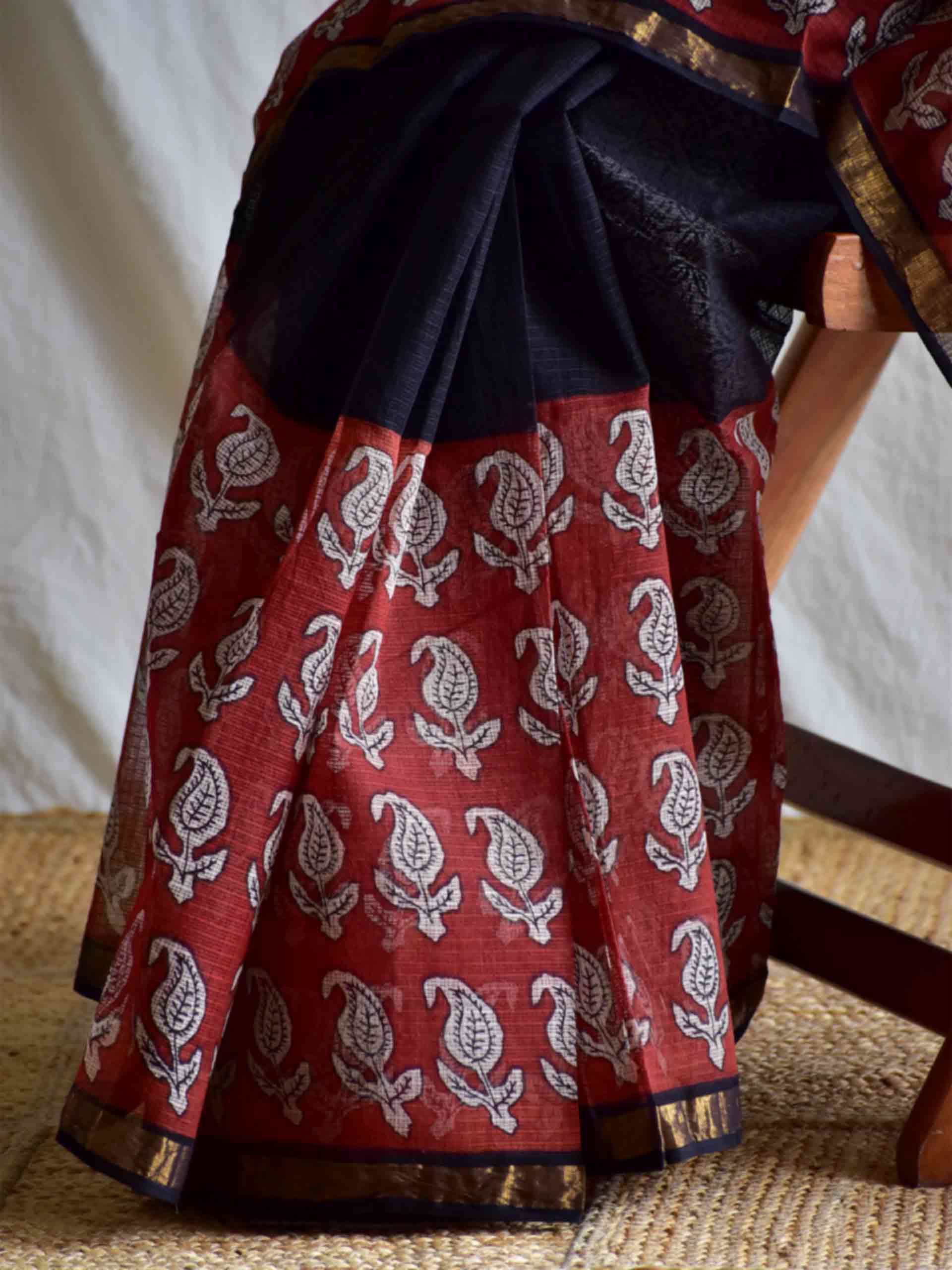 Mairaj - Dabu Kota Doria Saree