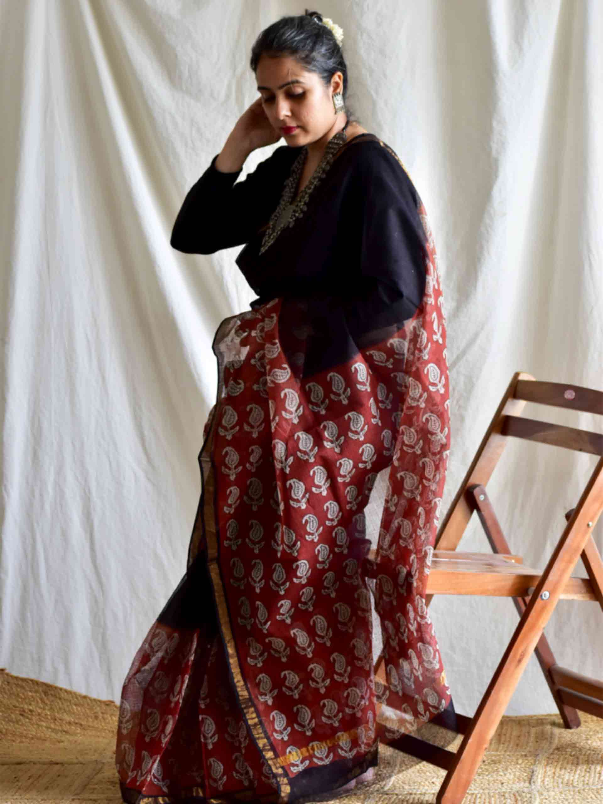 Mairaj - Dabu Kota Doria Saree
