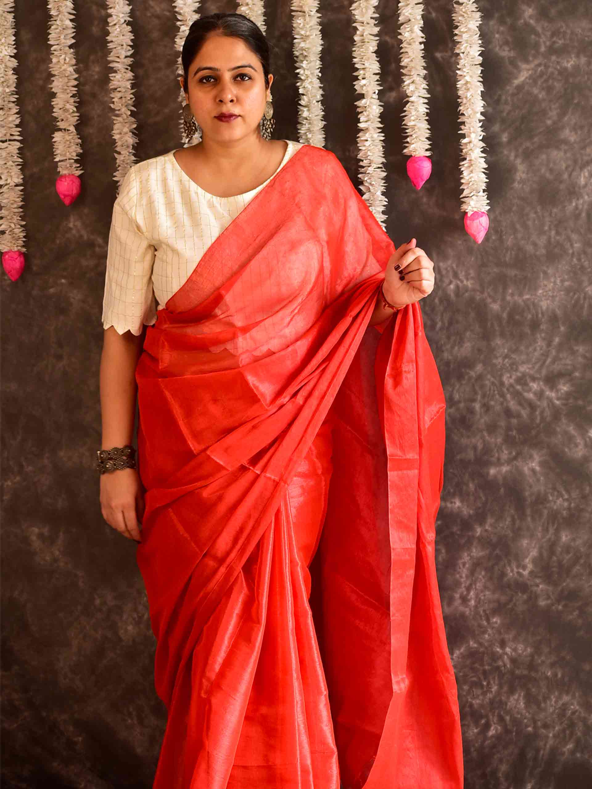 Sindoori - Tissue saree