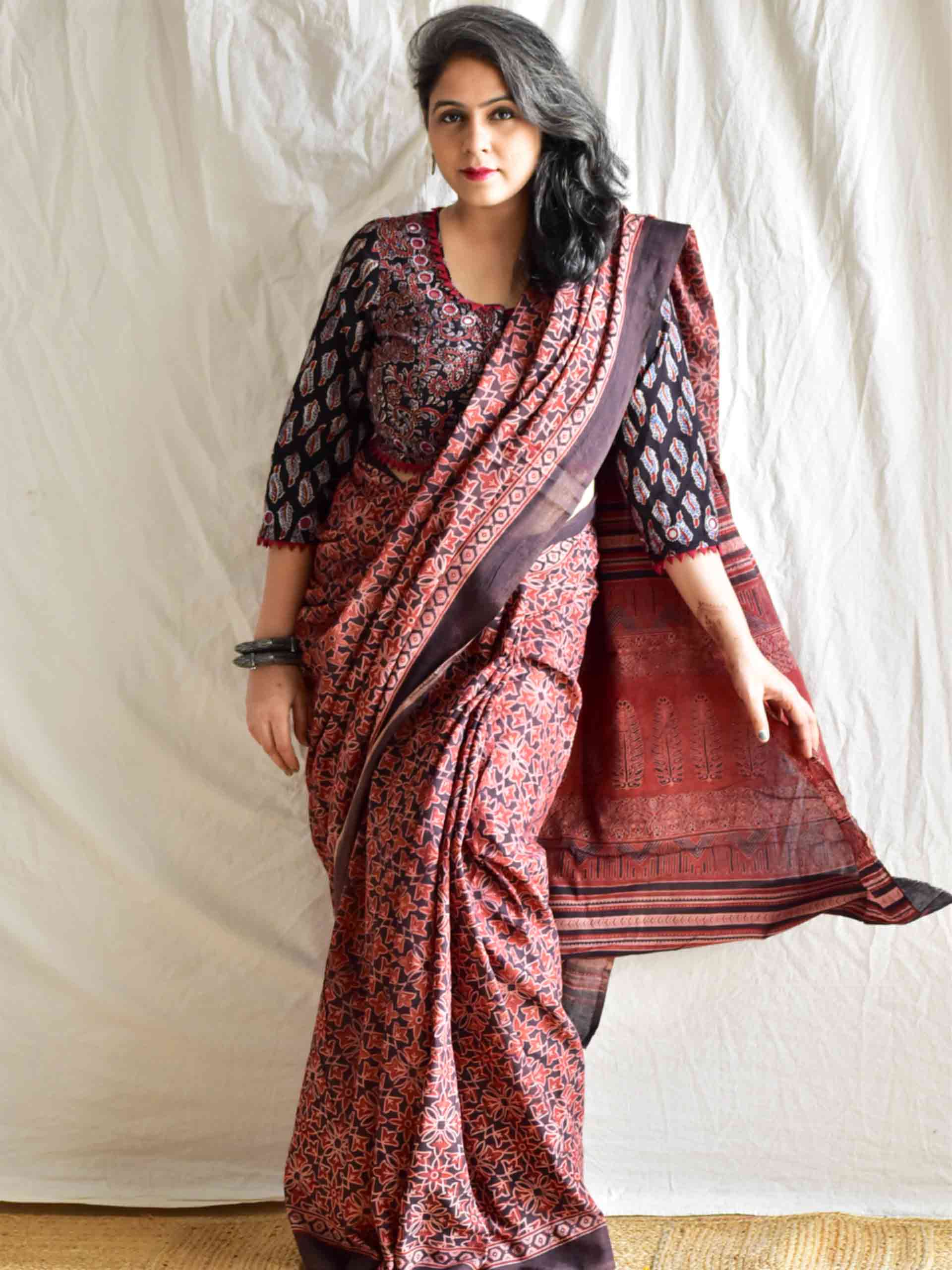 Bhavya Dabu mul cotton saree