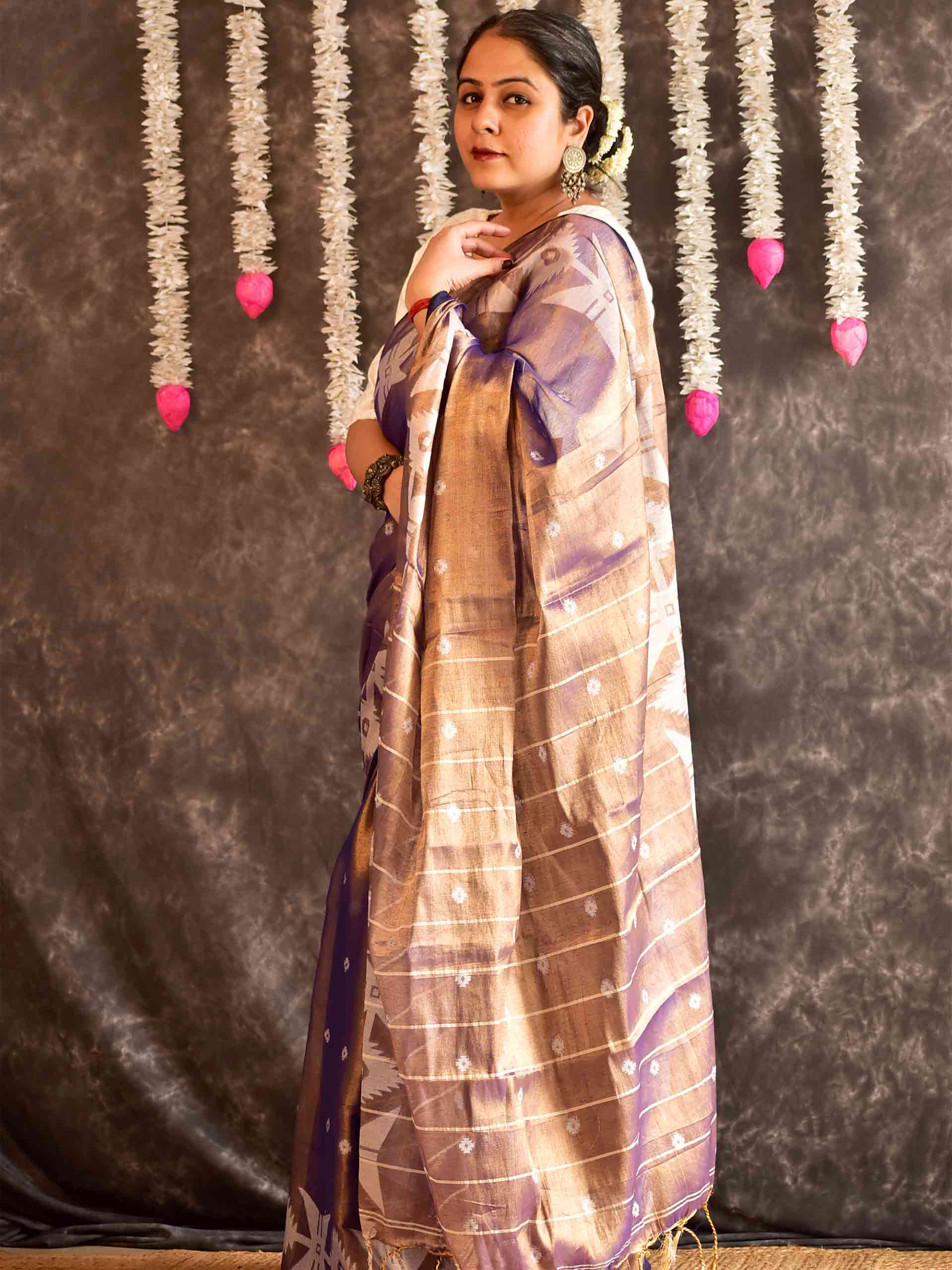 Mehka sama - Tissue saree