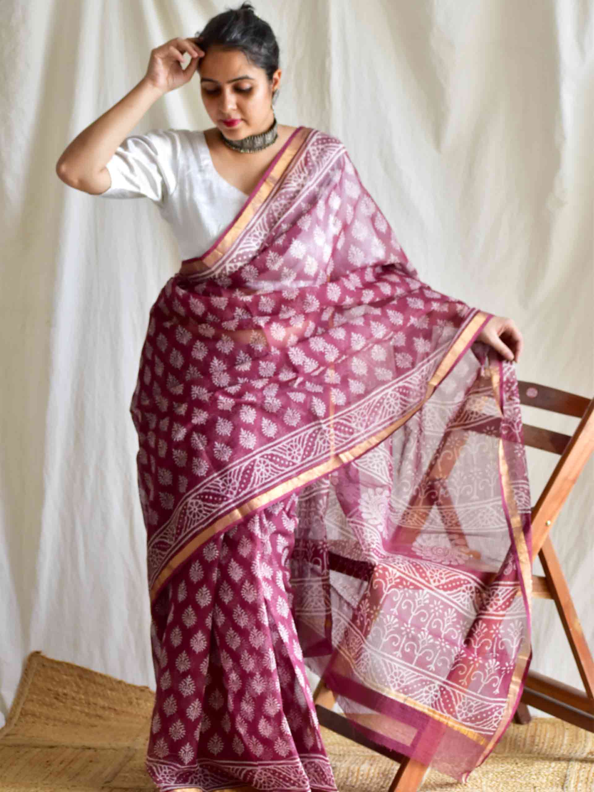 Khatti meethi - Dabu Kota Doria Saree