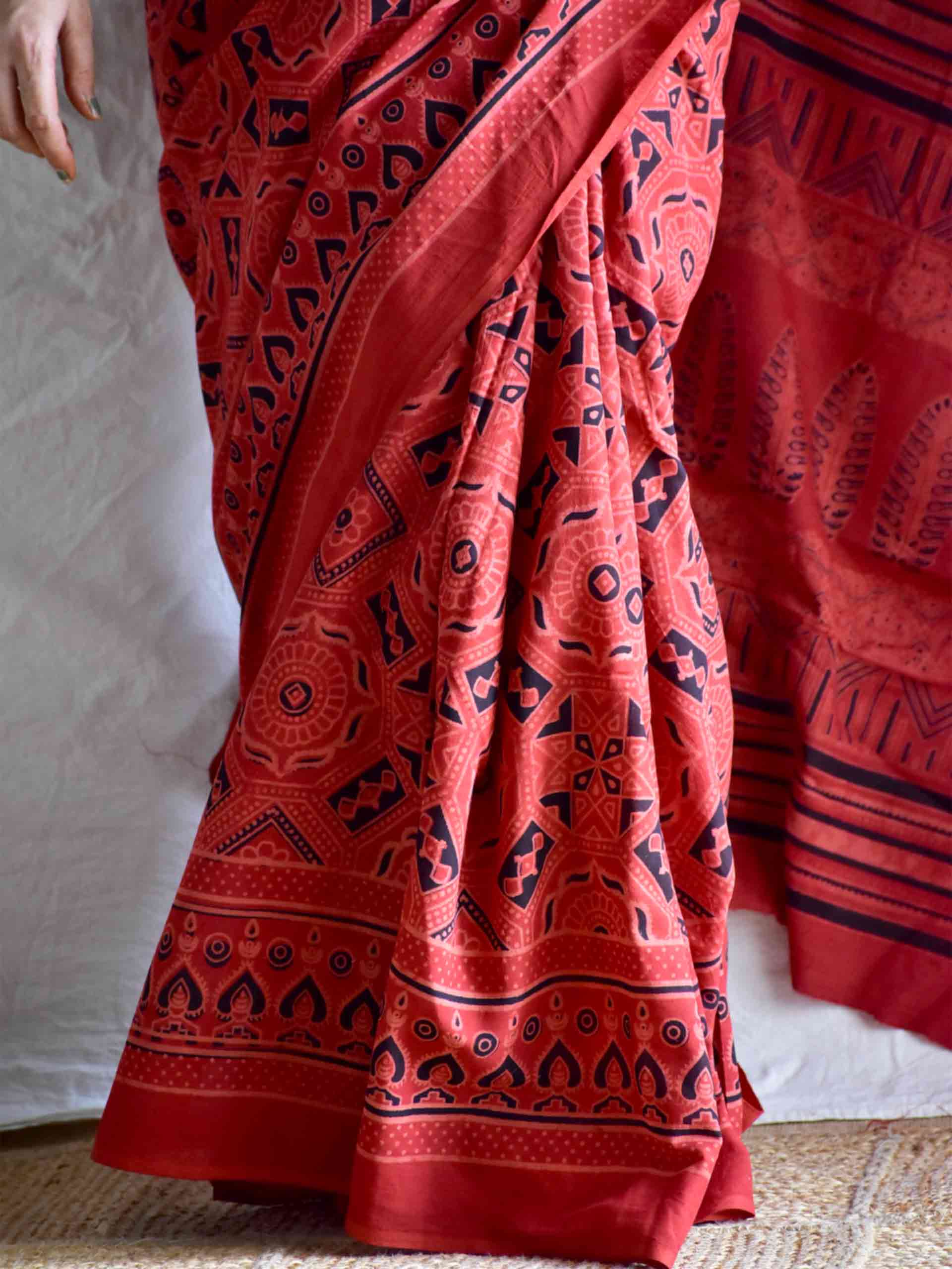 Raagini Dabu mul cotton saree