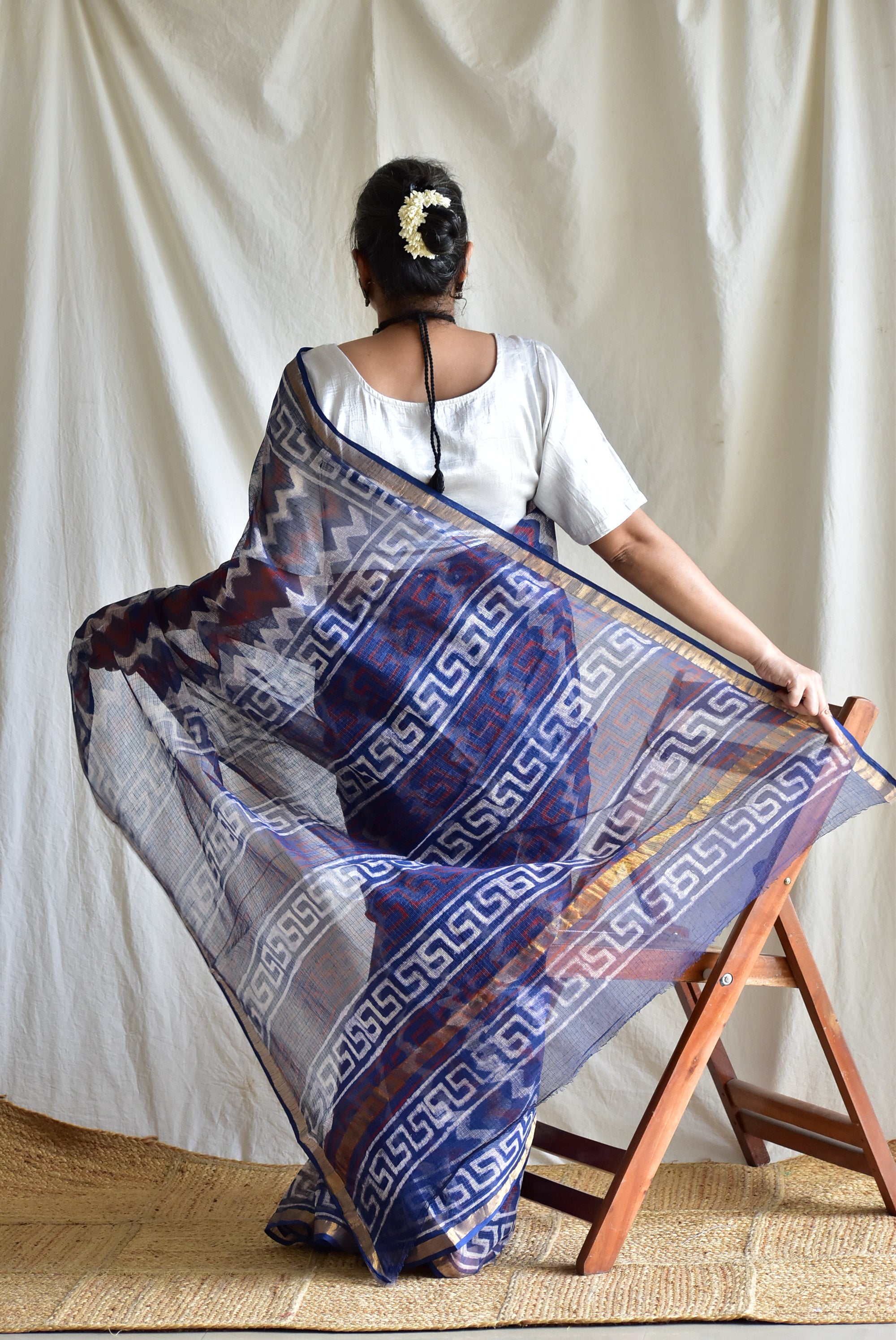 Mridang - Dabu Kota Doria Saree