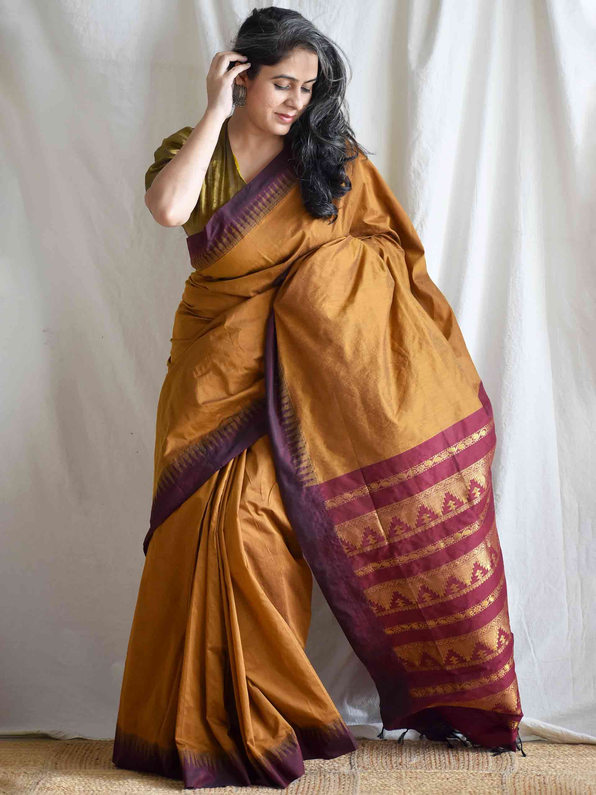 Sunehri - cotton saree
