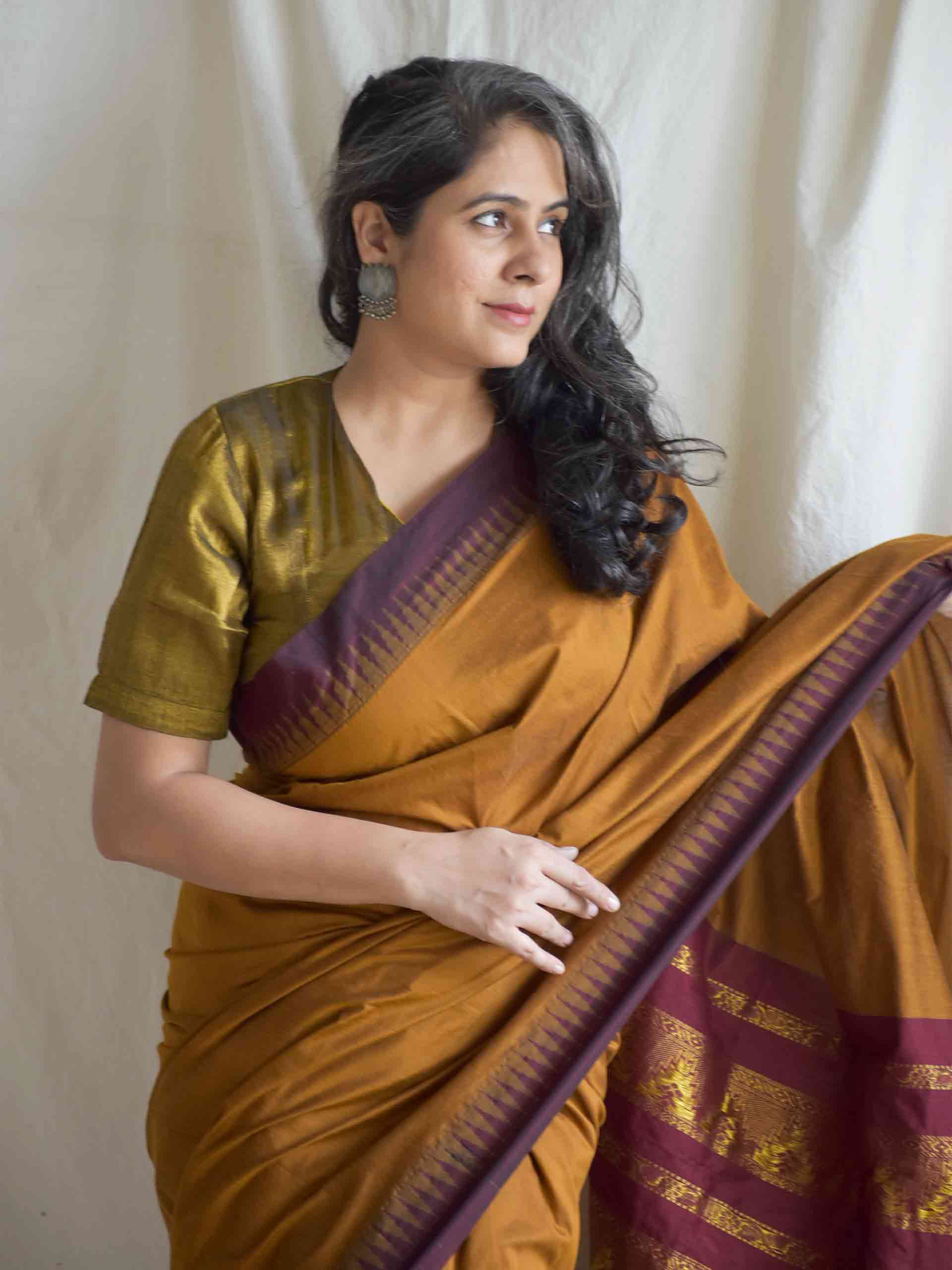 Sunehri - cotton saree