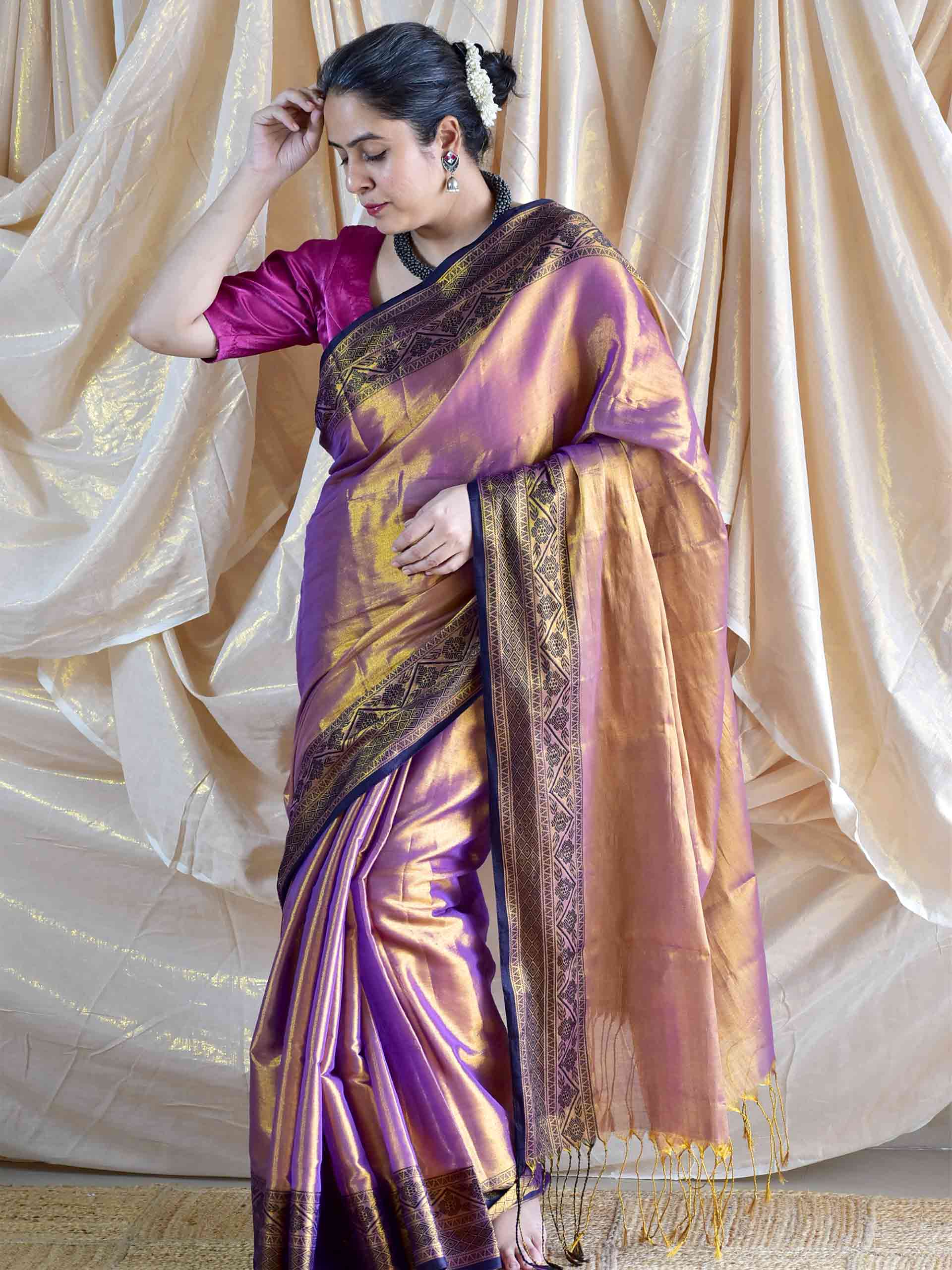 Gheraiyan - Tissue Saree