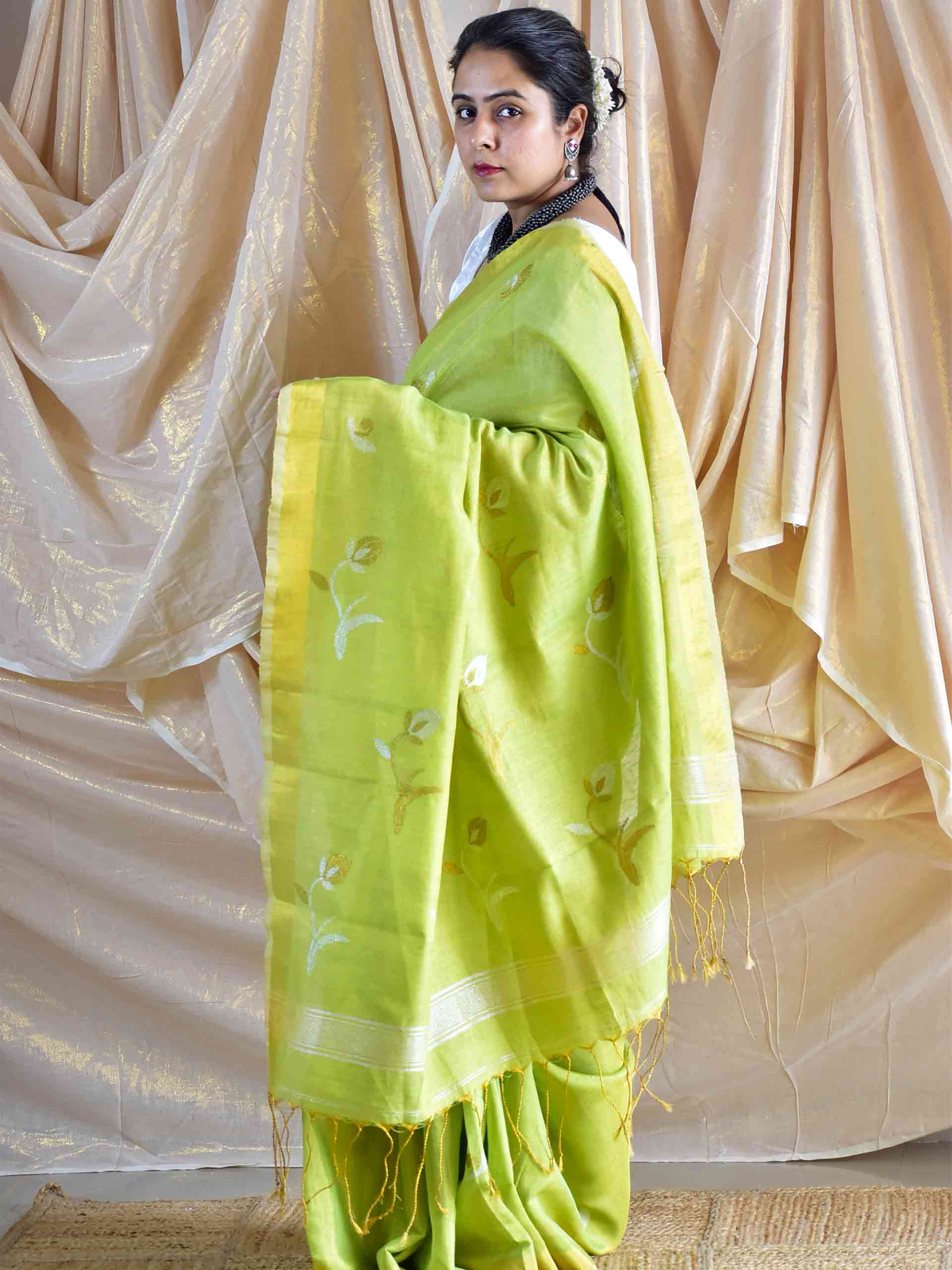 Melony - Linen Tissue Saree