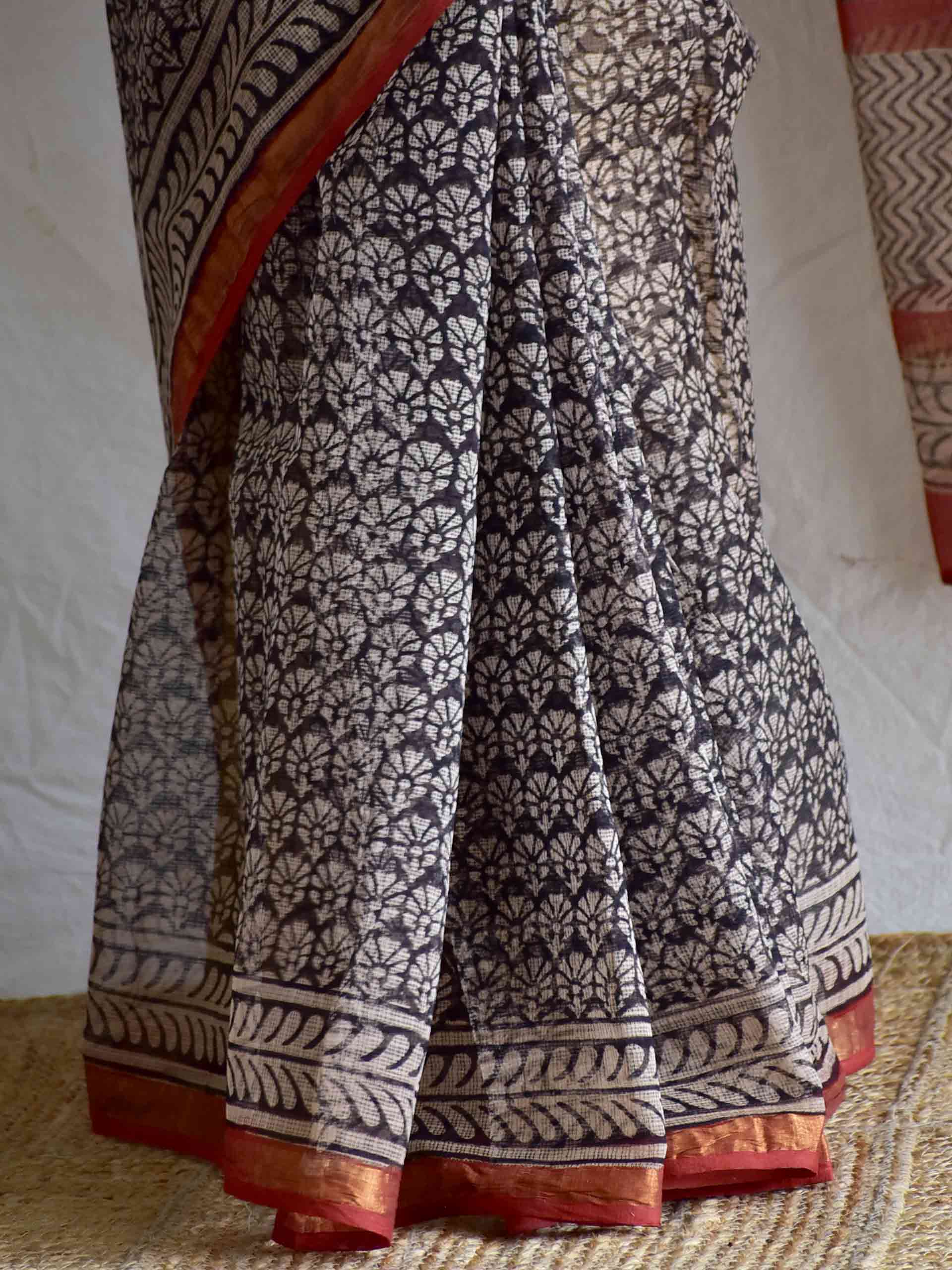 Baliye - Dabu Kota Doria Saree