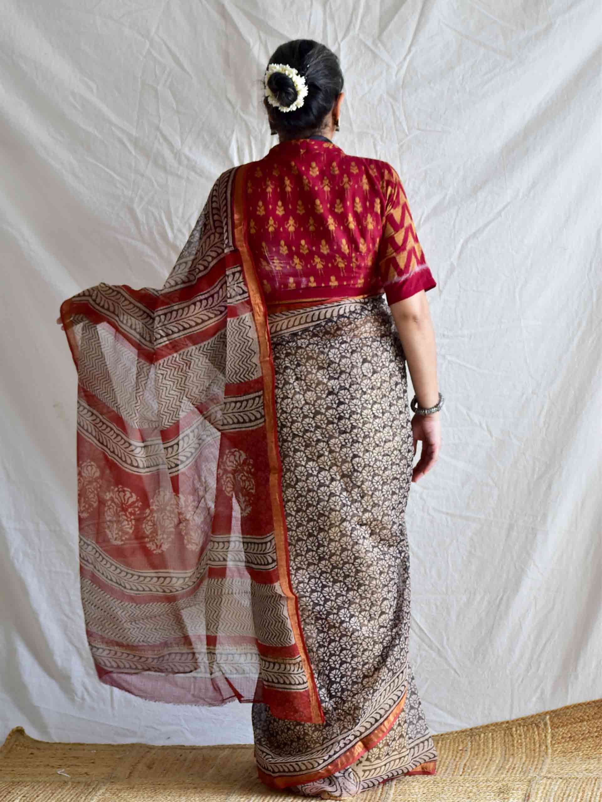 Baliye - Dabu Kota Doria Saree