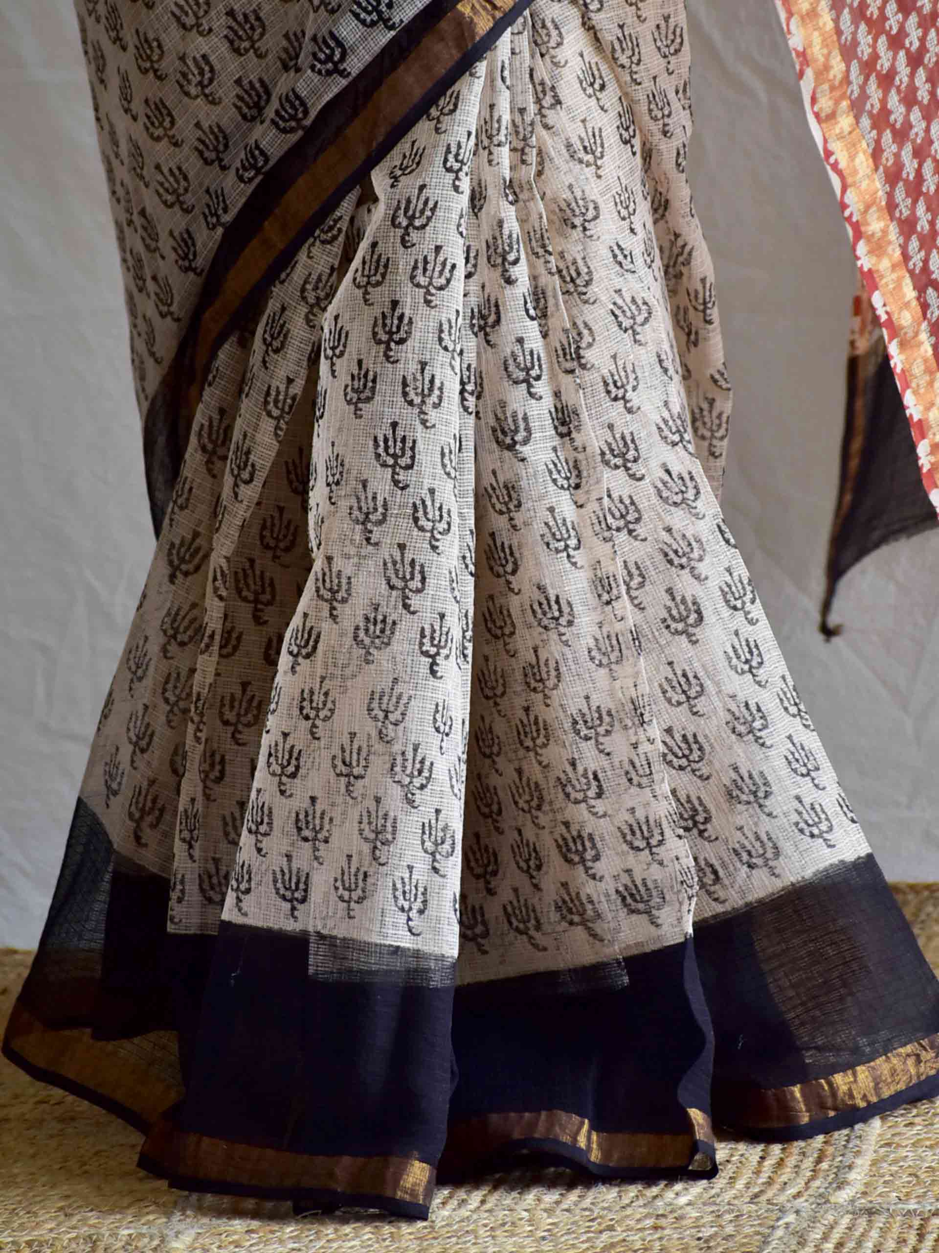 guldaan - Dabu Kota Doria Saree