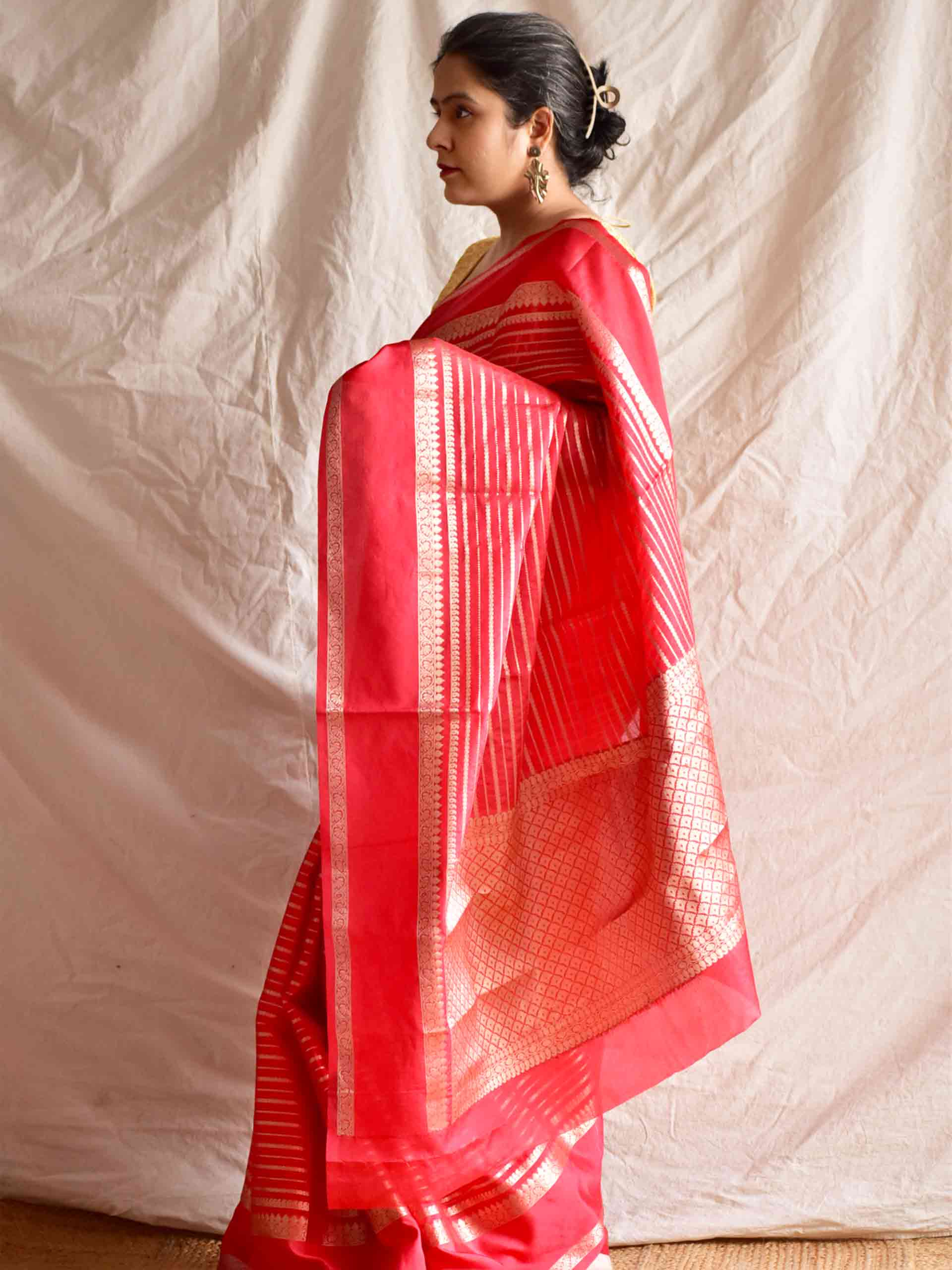 Laali - Chanderi Art Silk saree