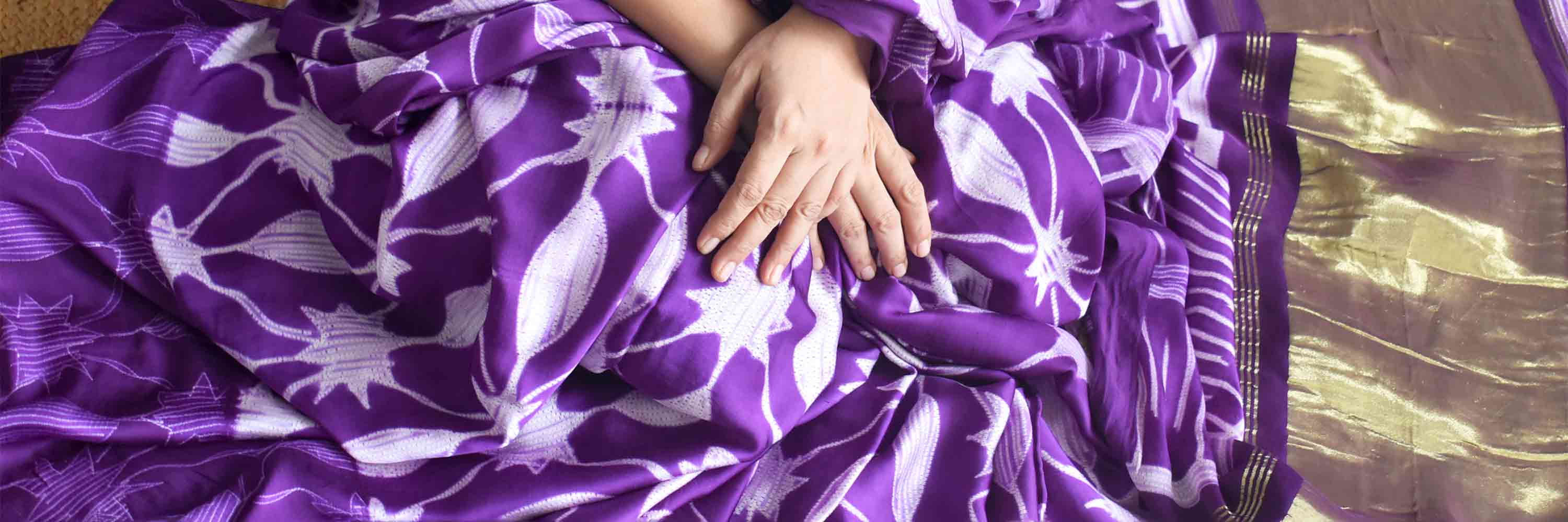 Your highness - Shibori Modal silk saree