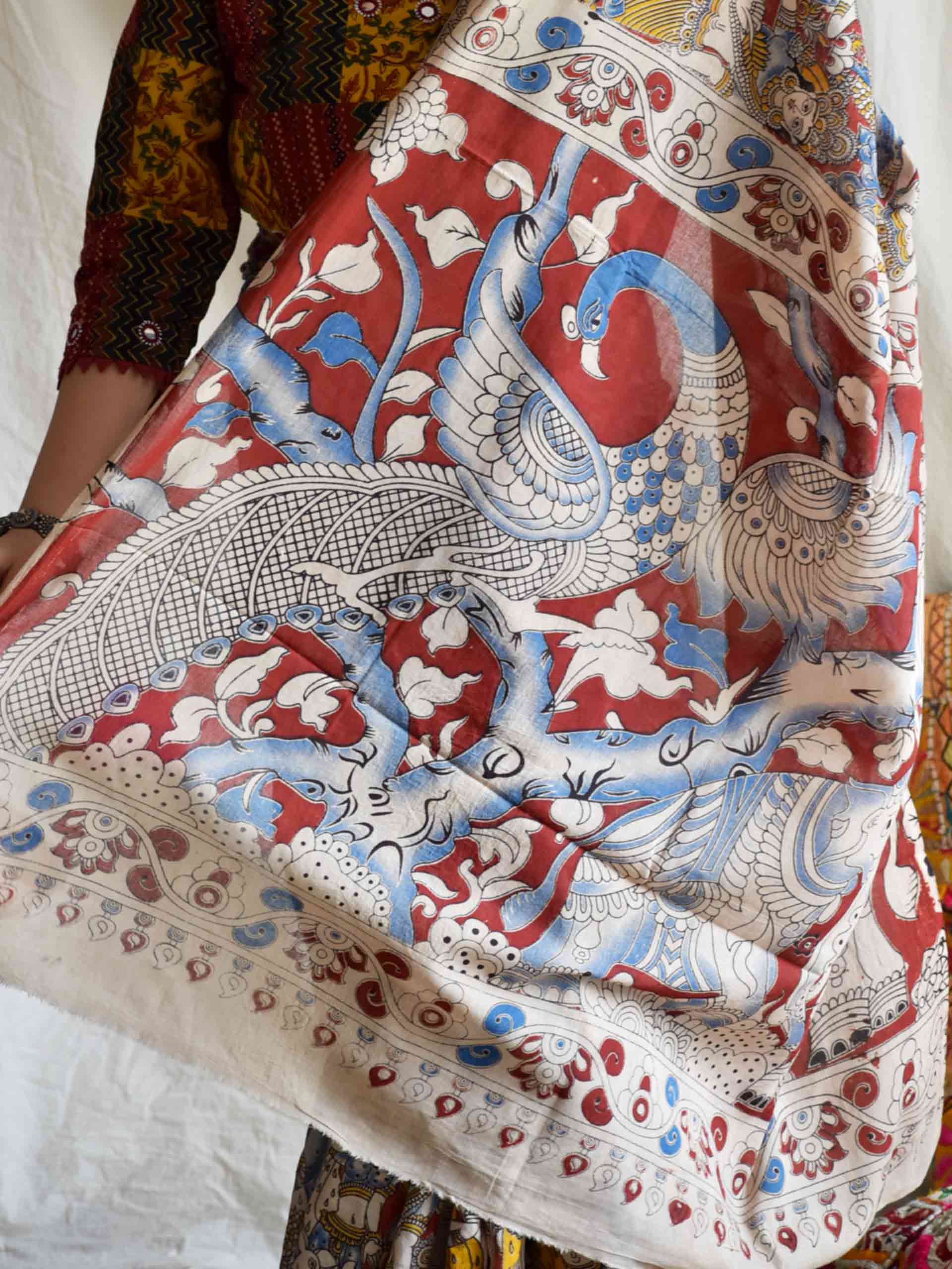 Narayani - kalamkari printed saree
