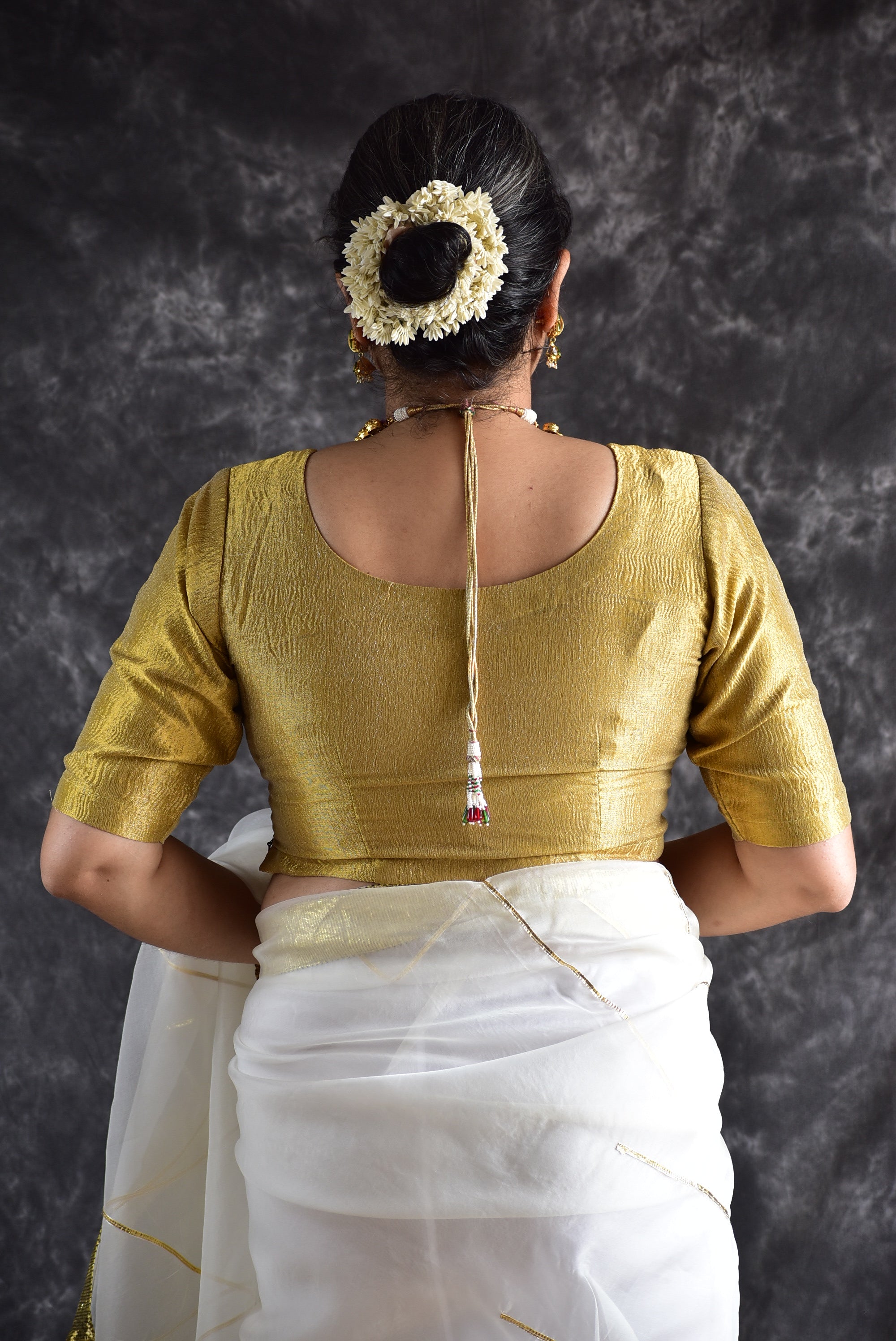 Sunhera - Crushed Tissue Blouse