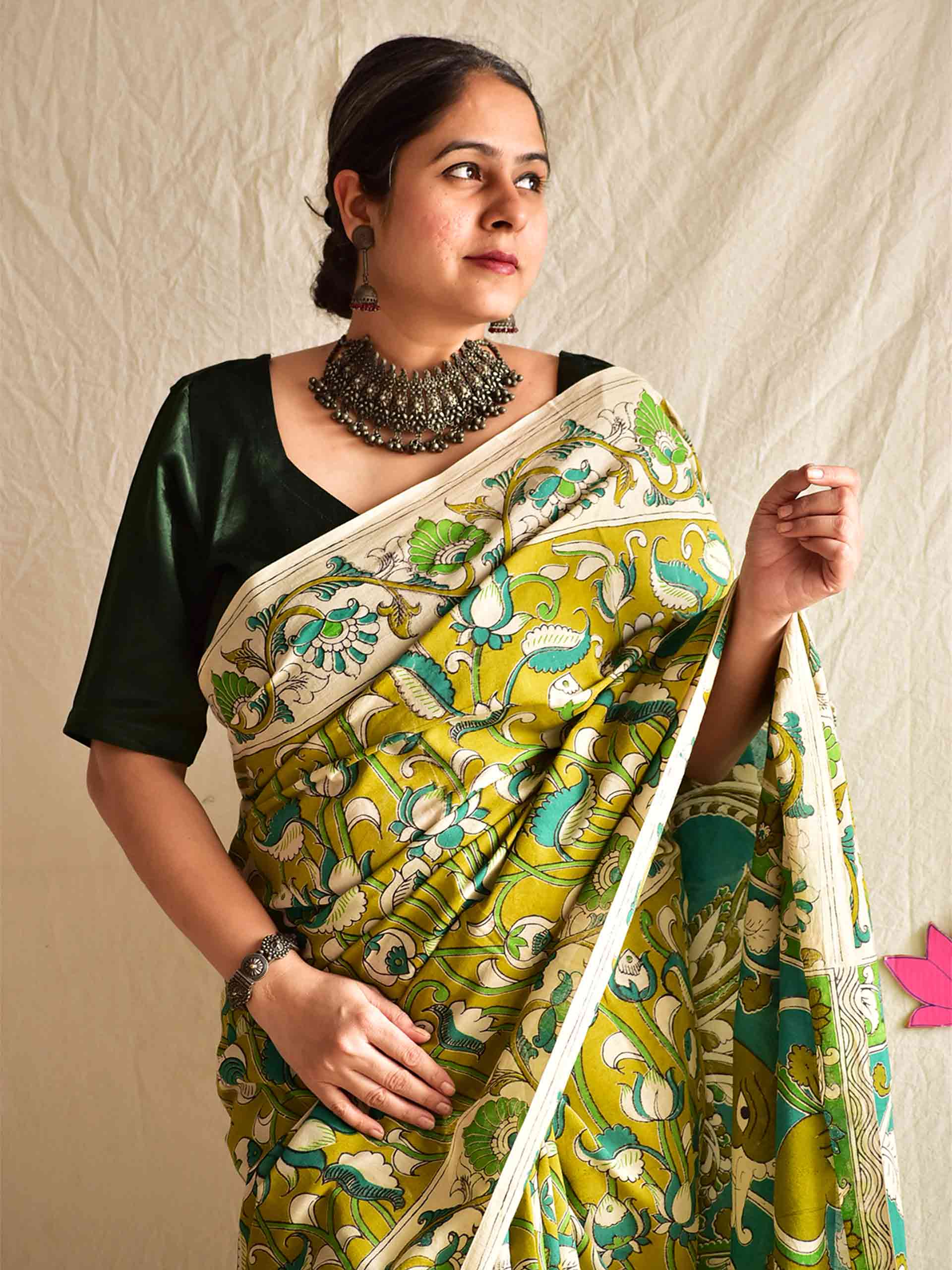 Preet - kalamkari printed saree