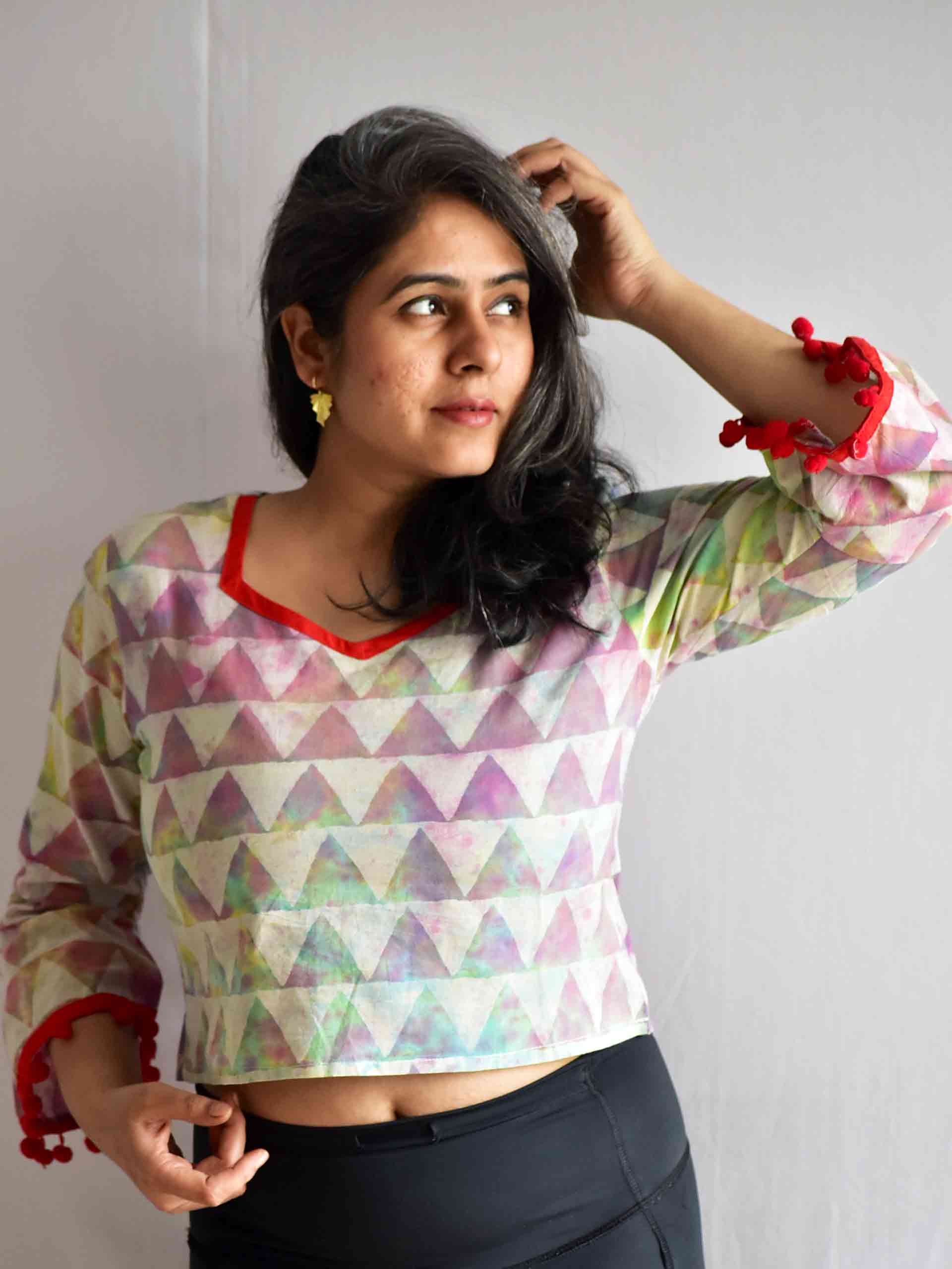 Sample 028 - Dabu Cotton Top