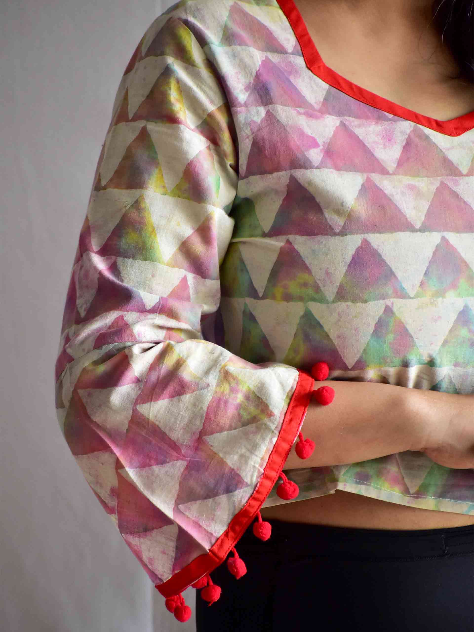 Sample 028 - Dabu Cotton Top