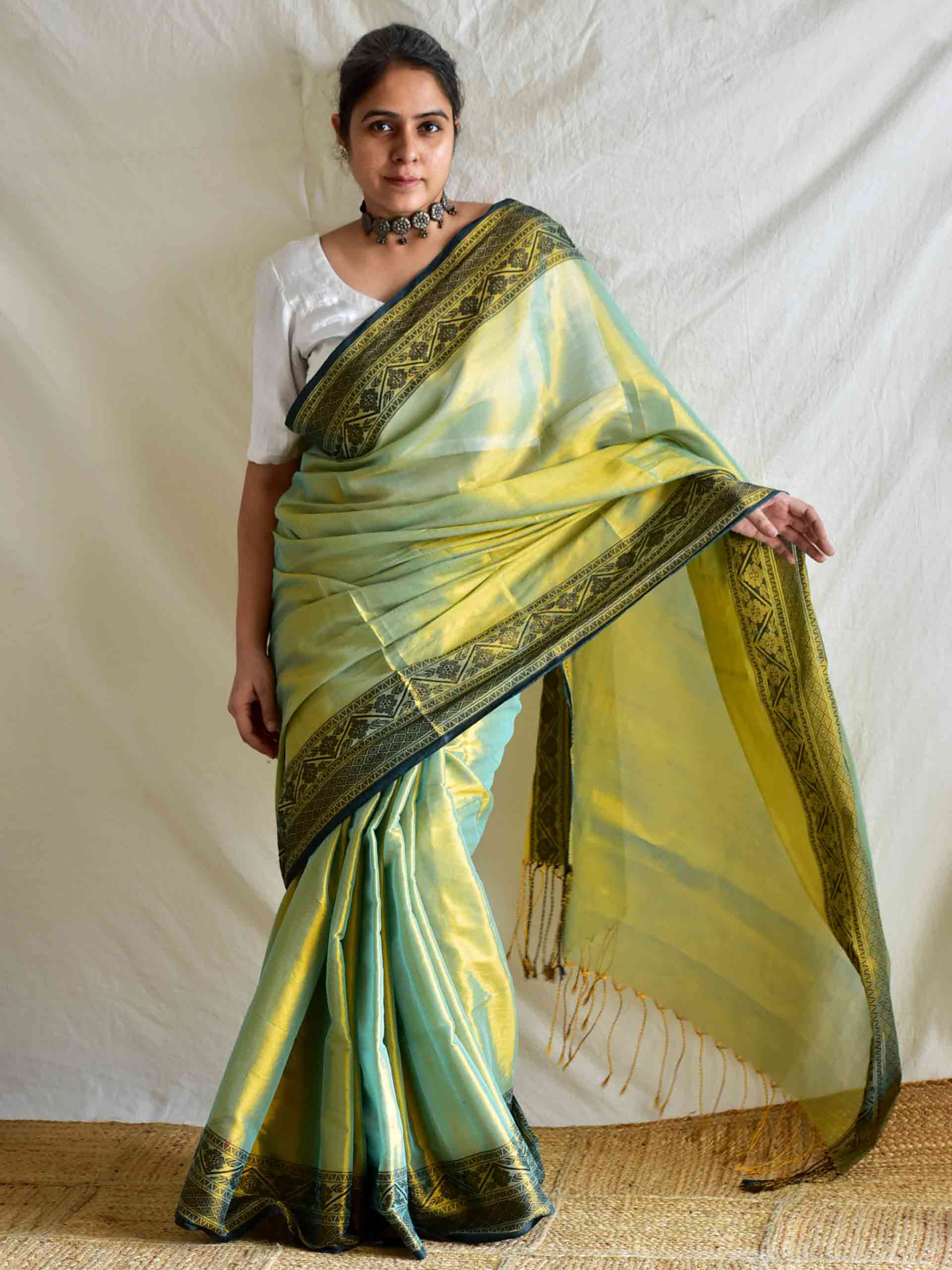 Olivia - Tissue Saree