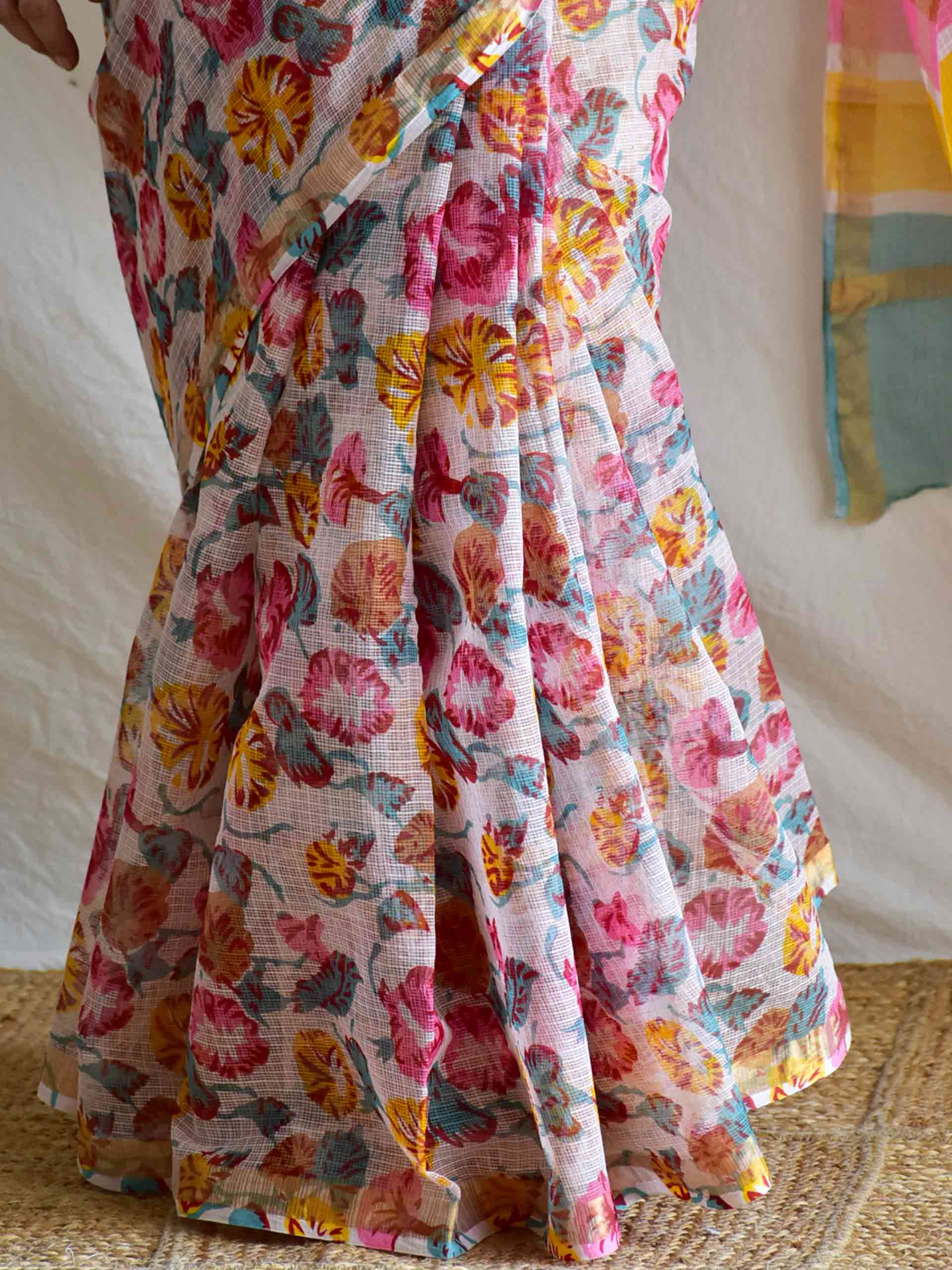 Flora - Kota Doria Saree