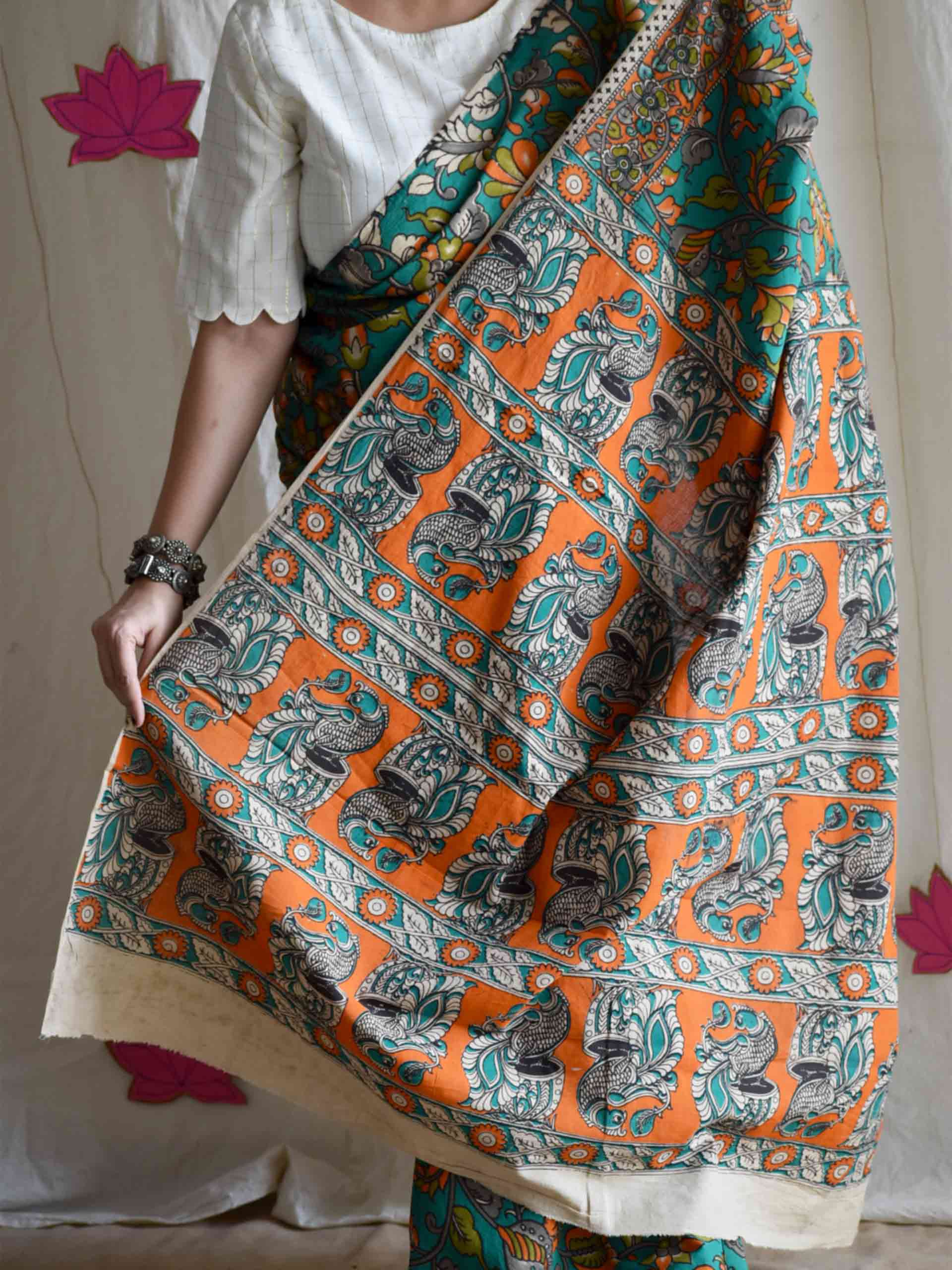 Reet - kalamkari printed saree