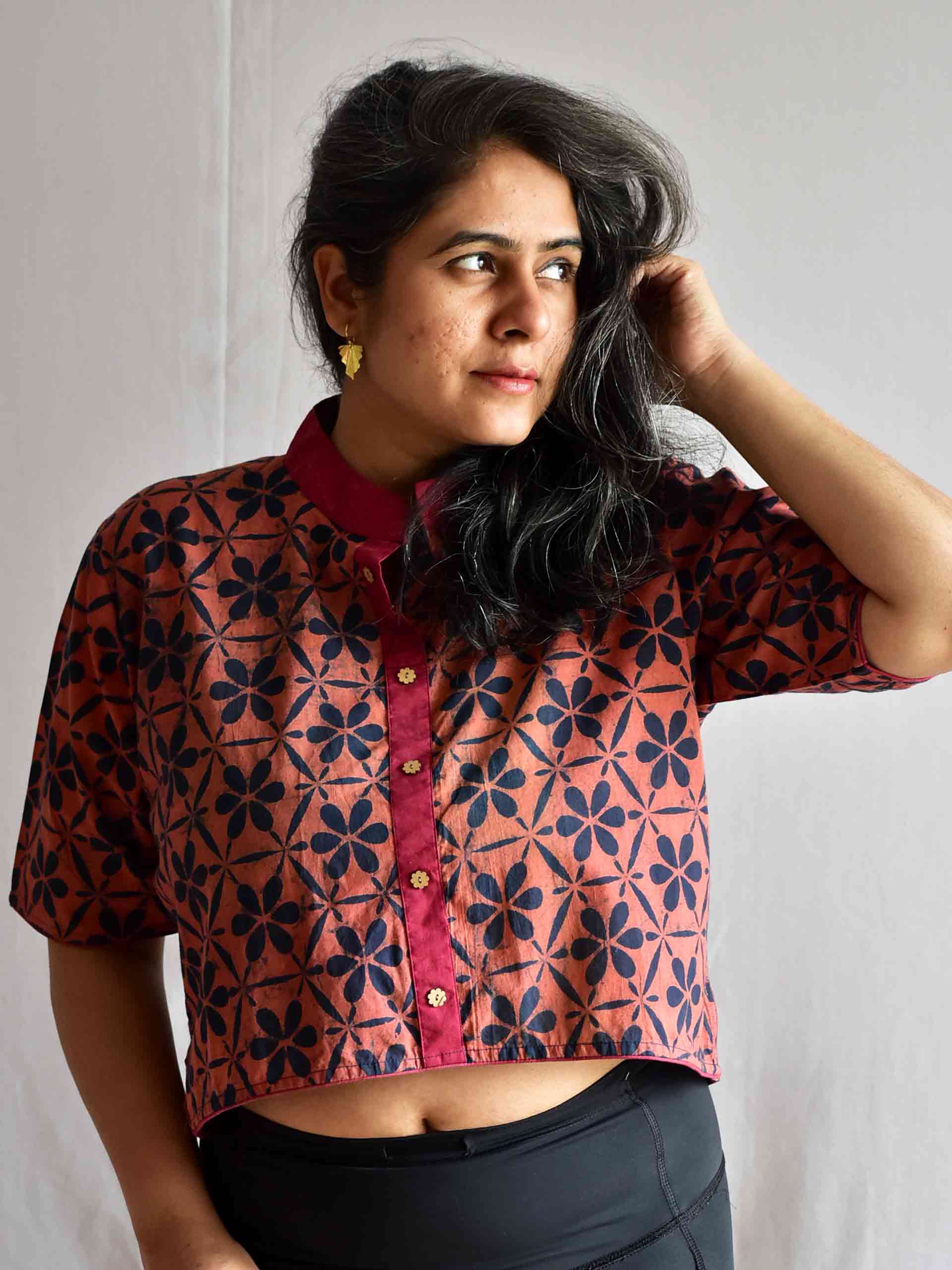 Sample 037 - Cotton Dabu Top