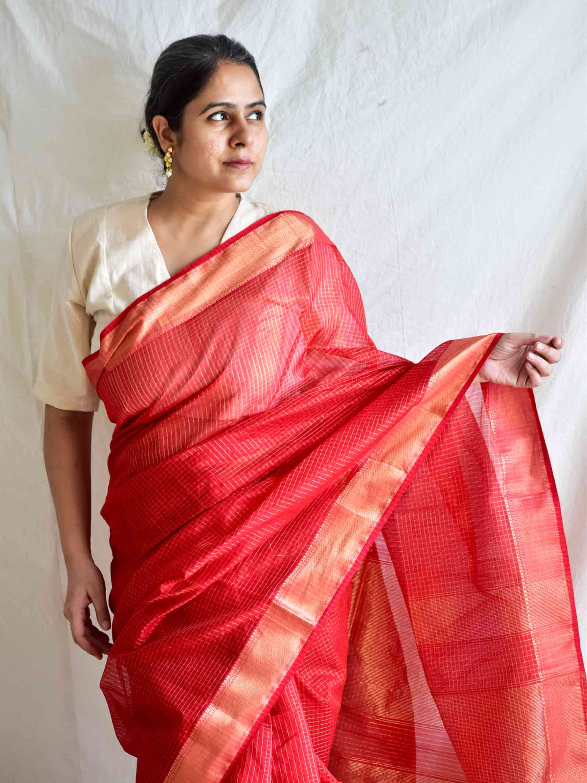 Dildaar -  Maheshwari Handloom Silk Saree