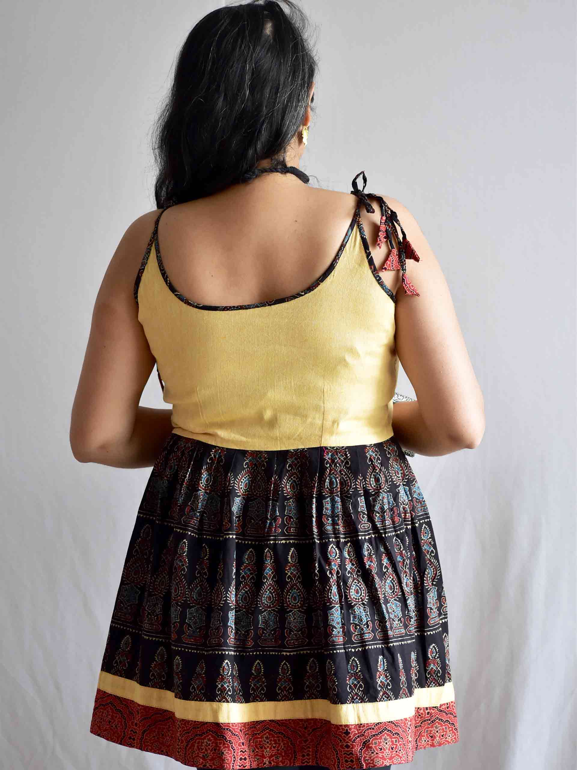 Sample 027 - Ajrakh Cotton Top