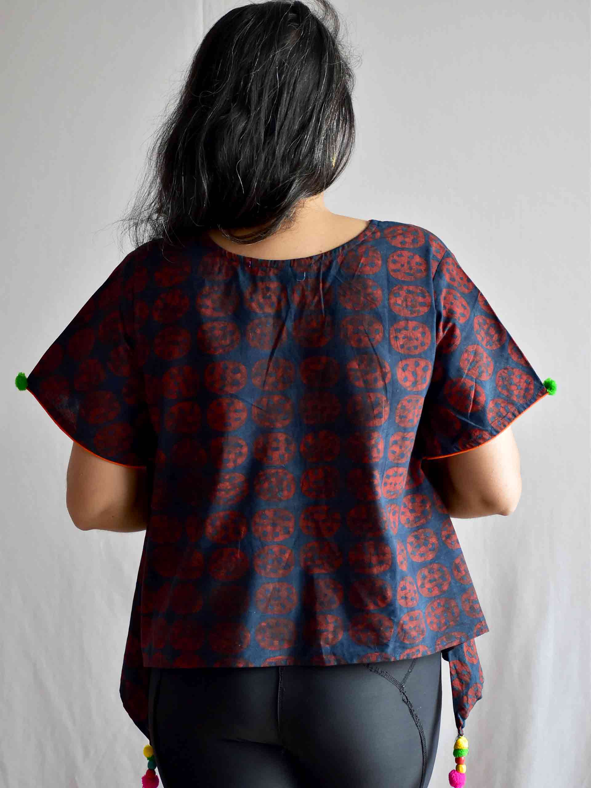 Sample 025 - Ajrakh Cotton Top