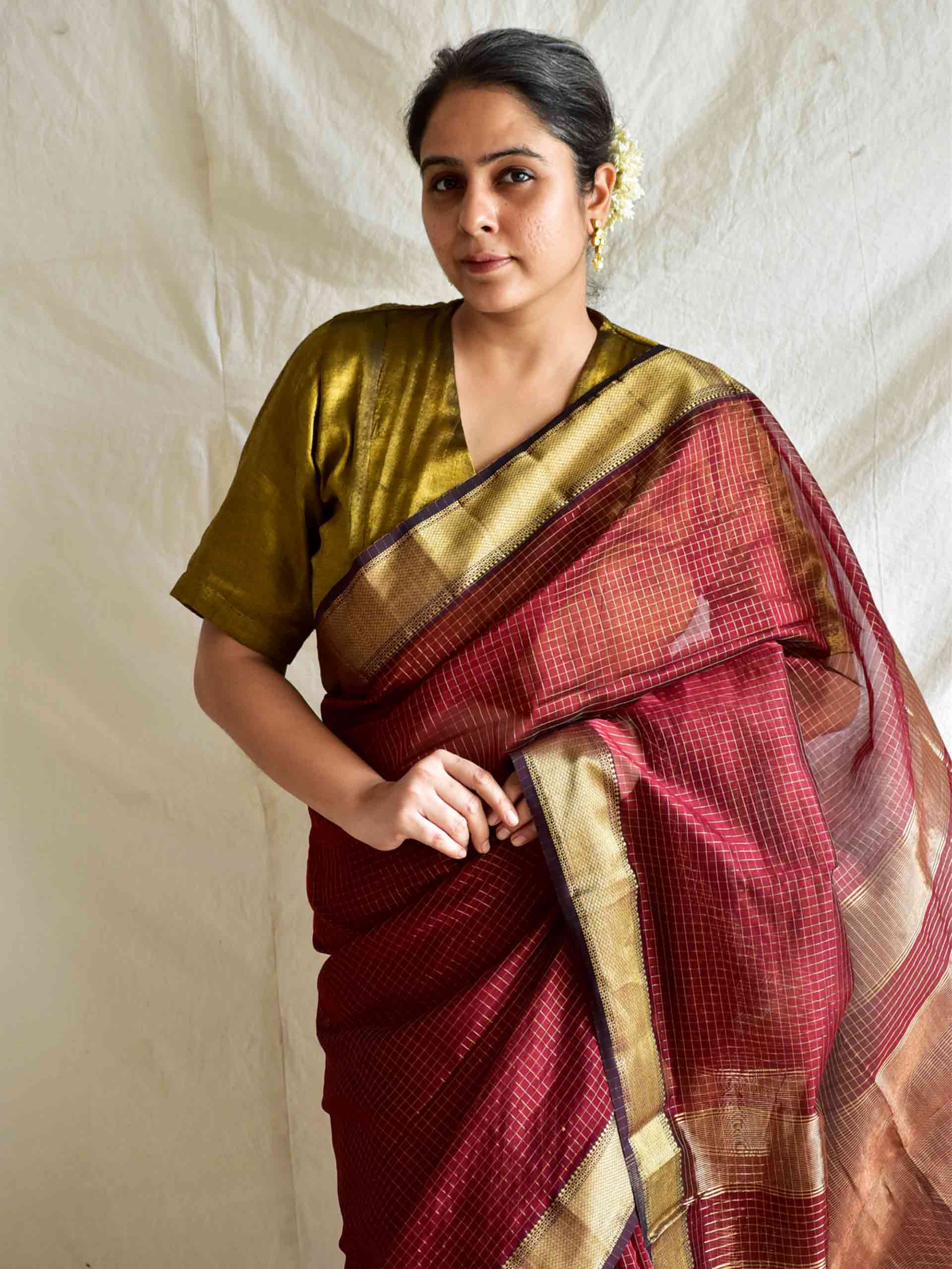 Rabba -  Maheshwari Handloom Silk Saree
