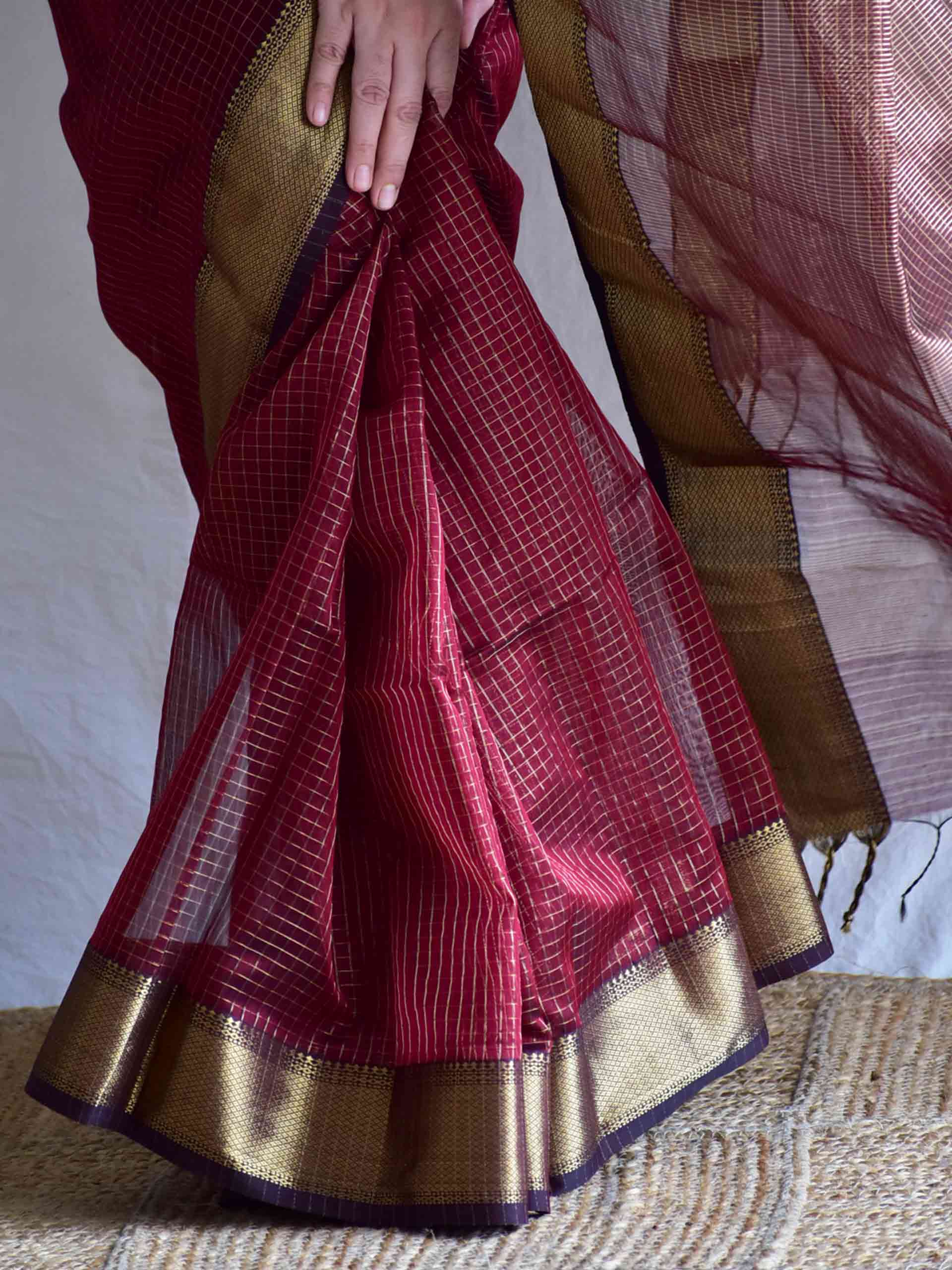 Rabba -  Maheshwari Handloom Silk Saree