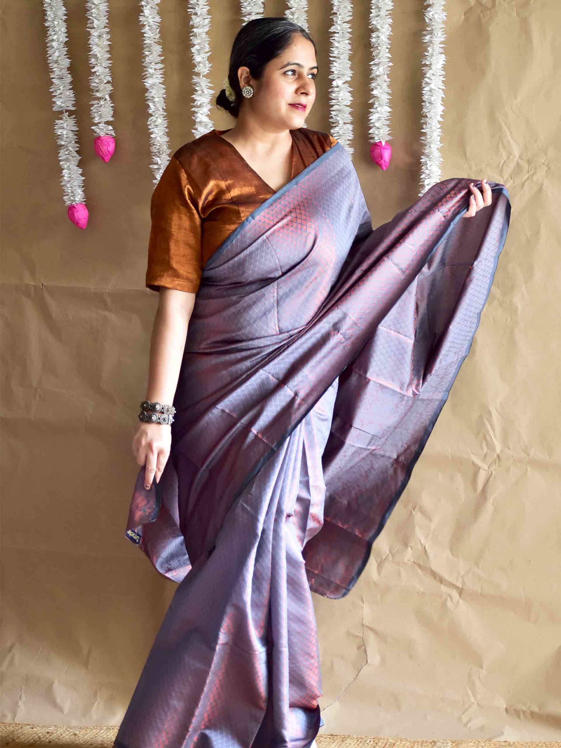 Mehsoos - silk Brocade saree