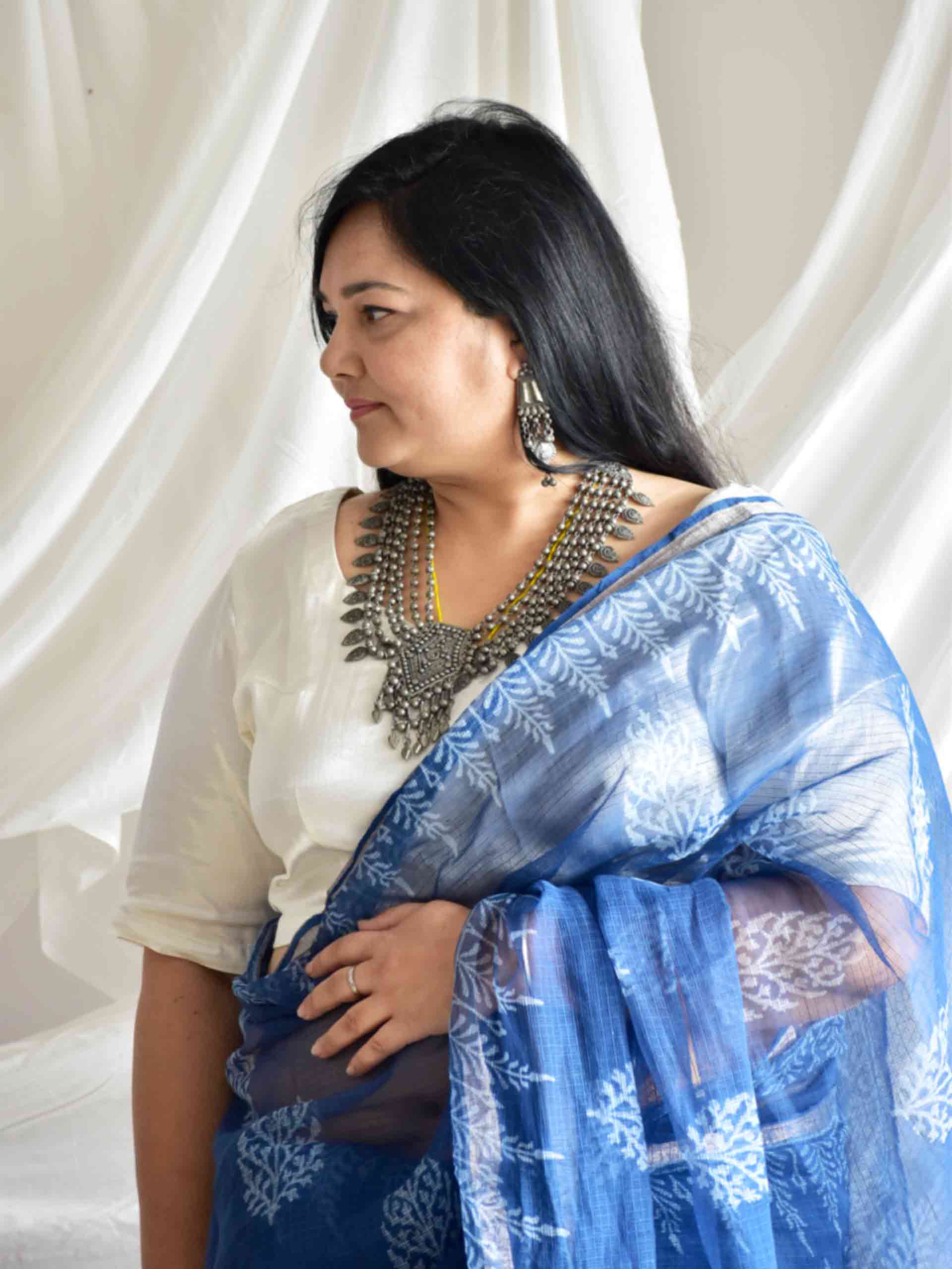 Riwayat - Plus Size Mashru silk blouse