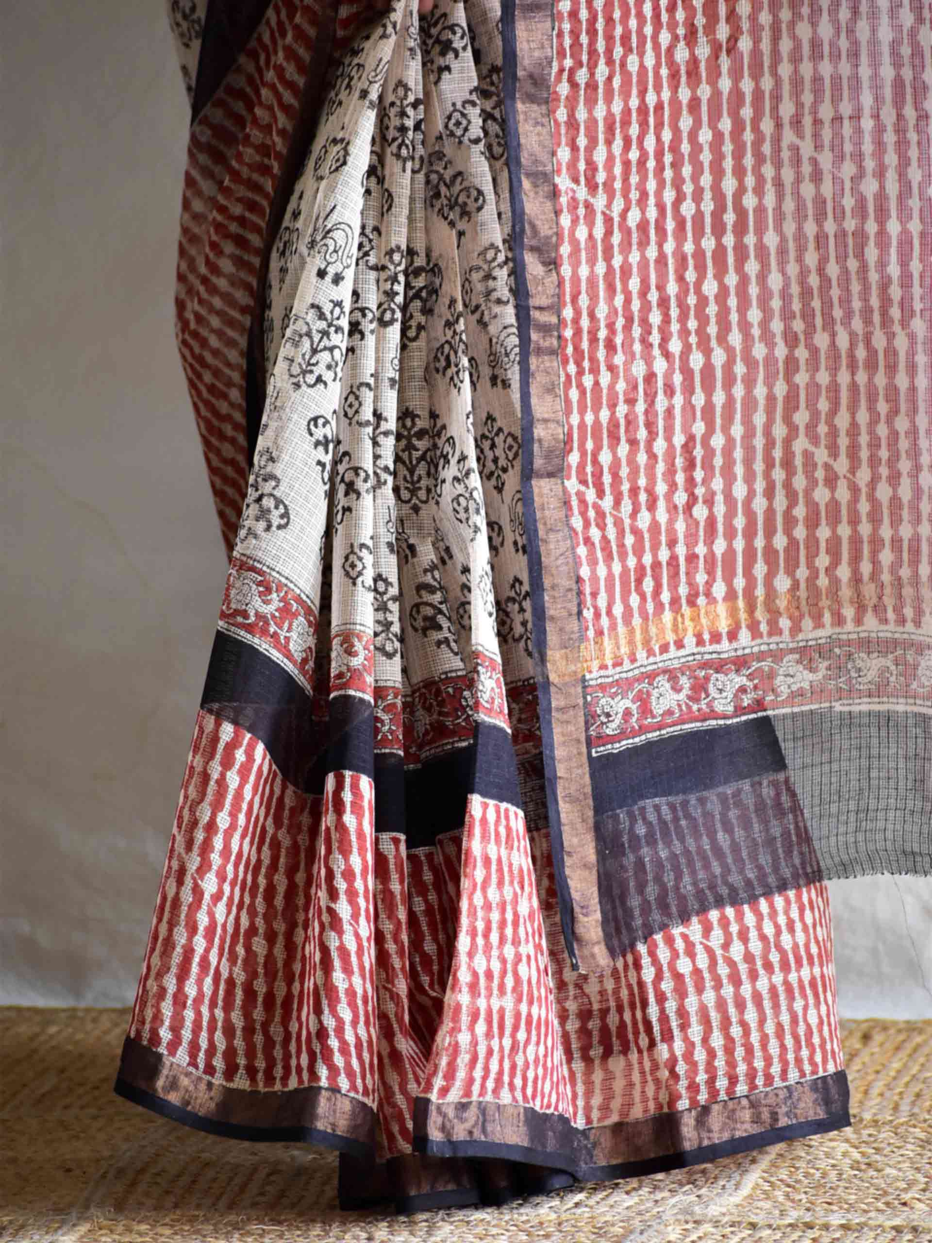 Victoria - Dabu Kota Doria Saree