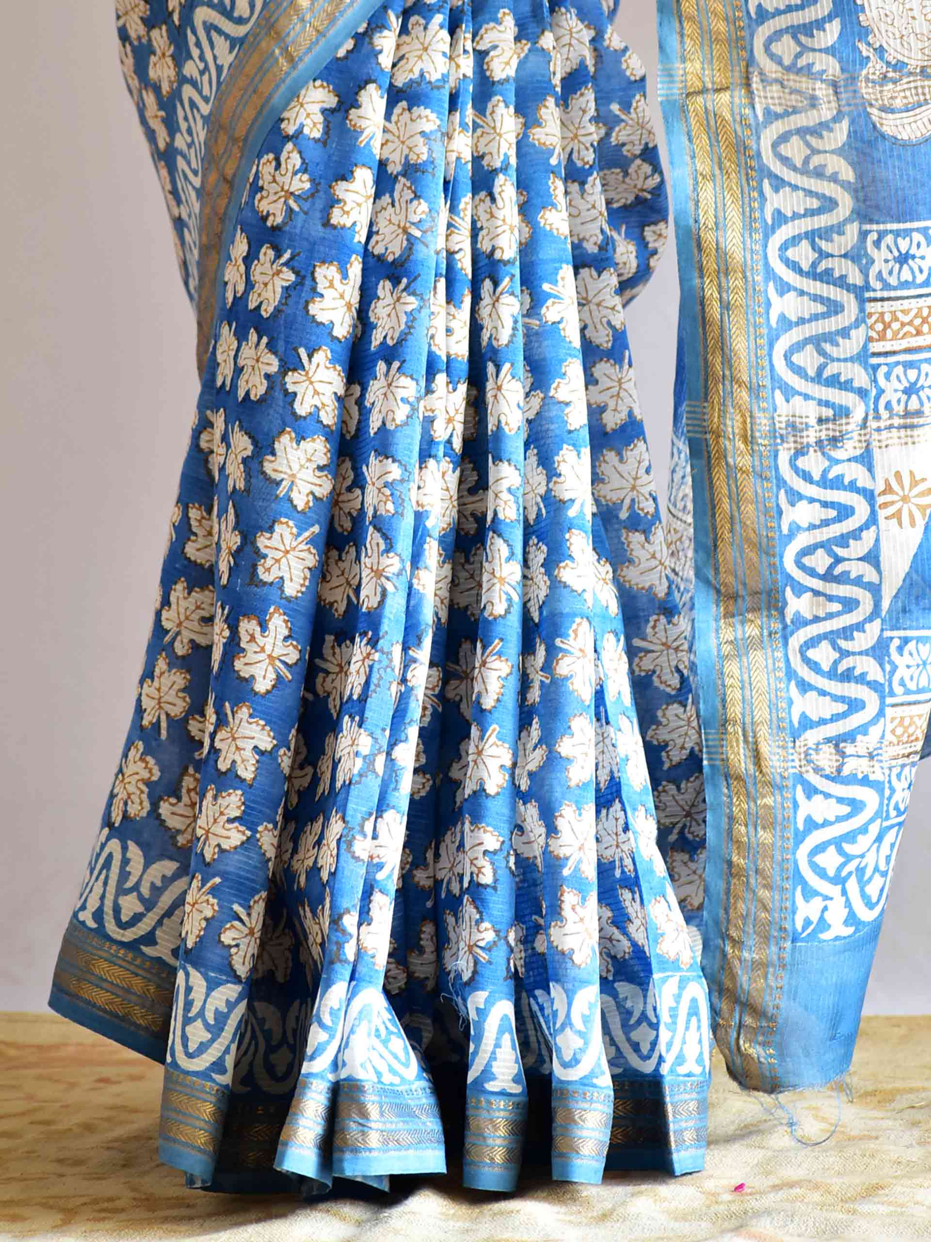 springs - Bagh maheshwari silk handloom Saree