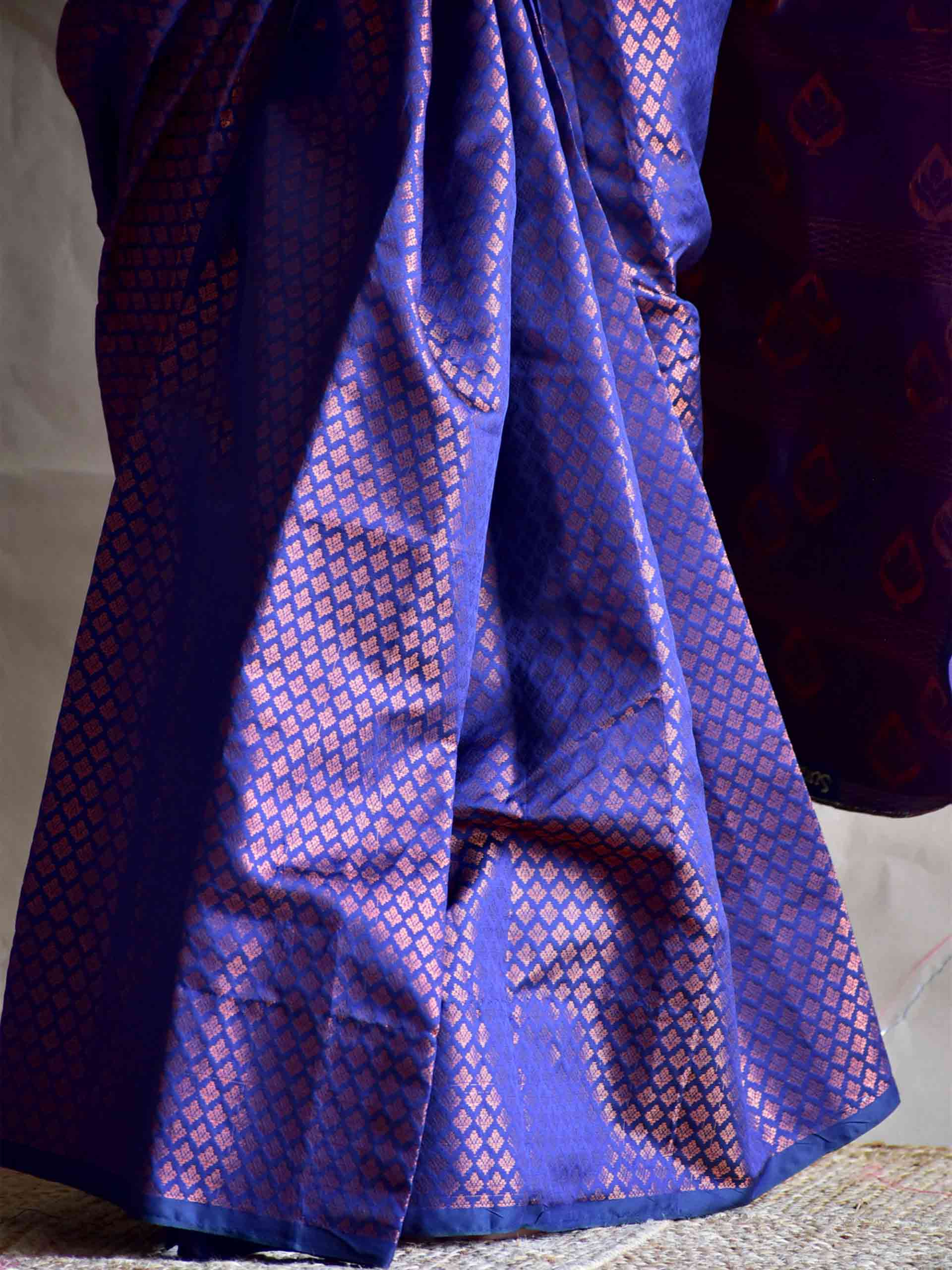 balhaar - silk Brocade saree