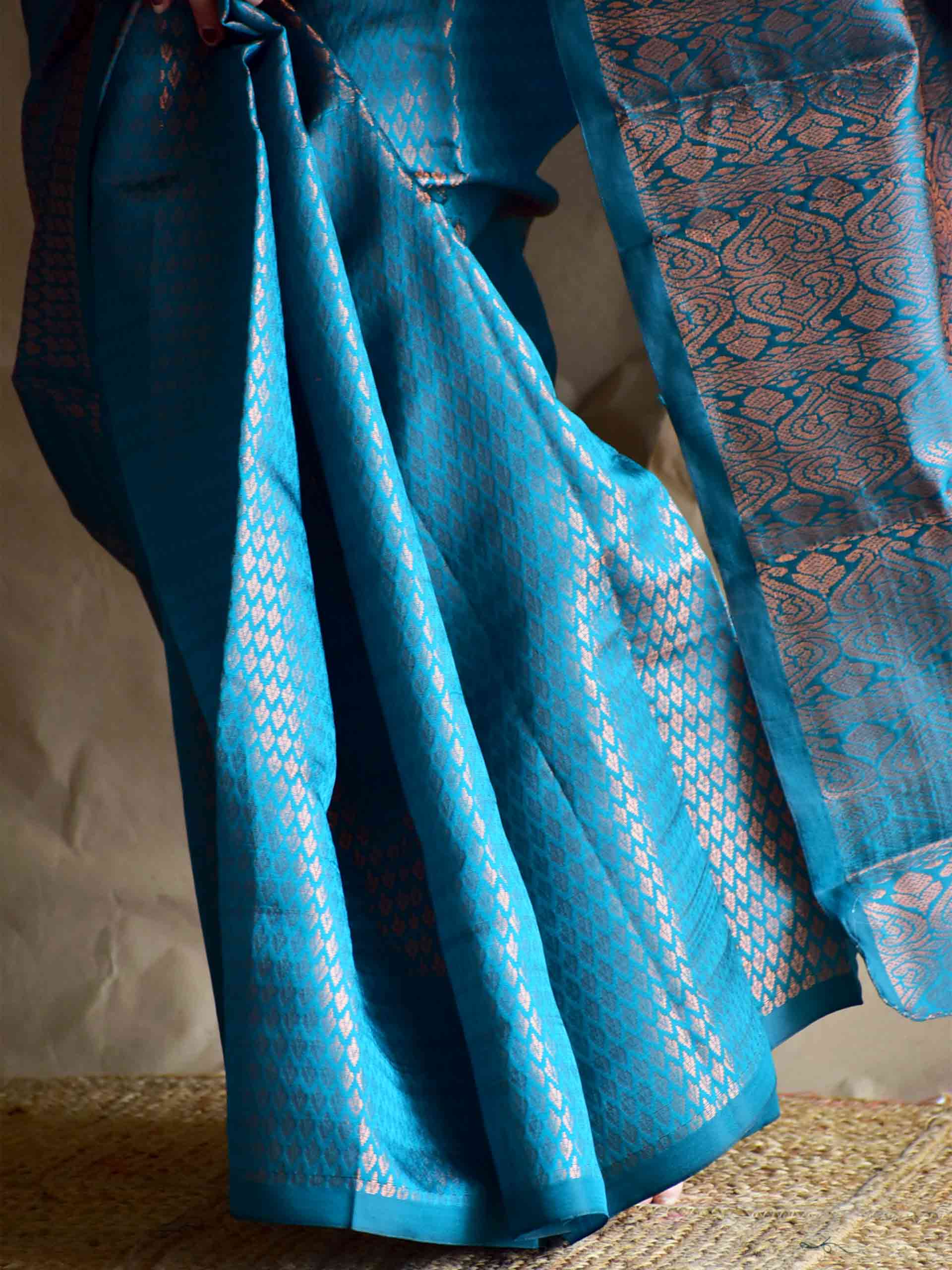 Rubaan - silk Brocade saree