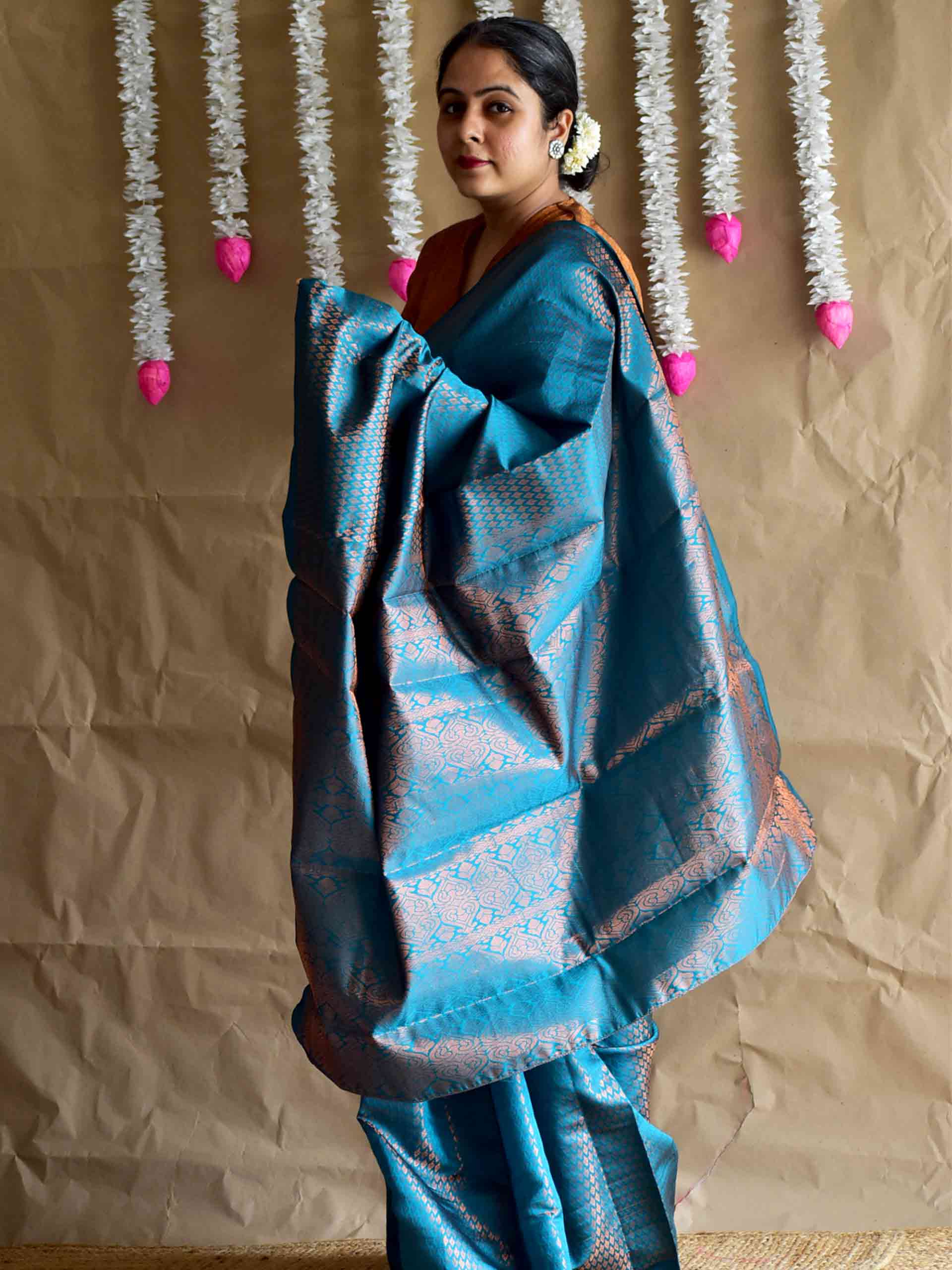 Rubaan - silk Brocade saree