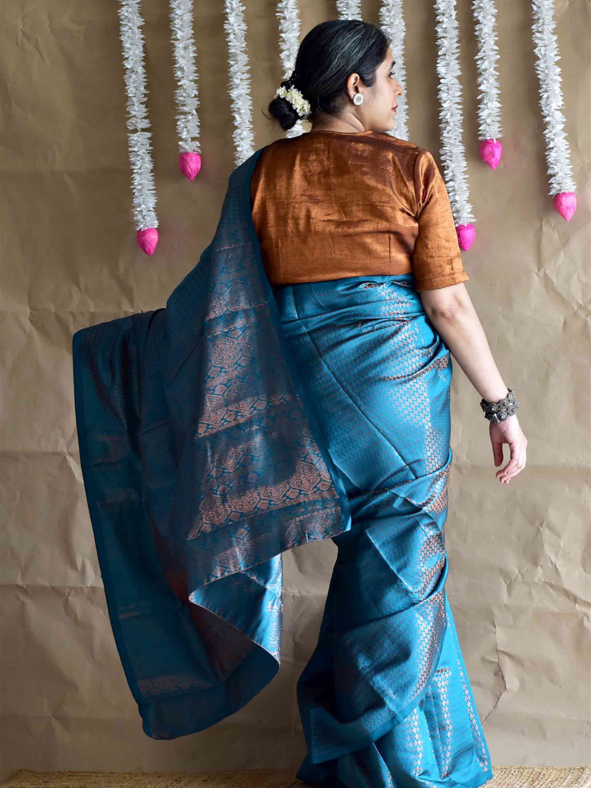 Rubaan - silk Brocade saree