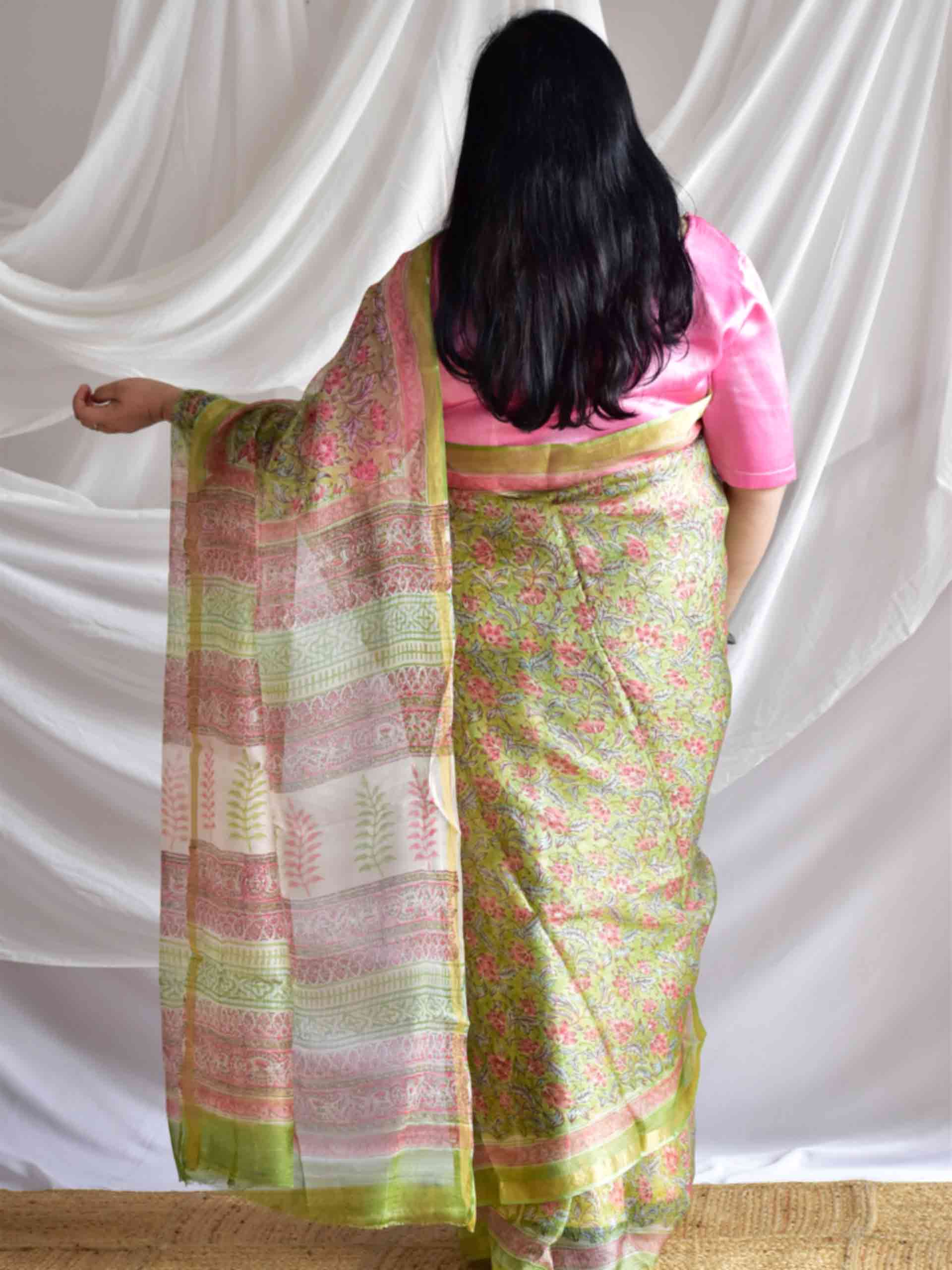 gulbahar - Kota Doria Saree