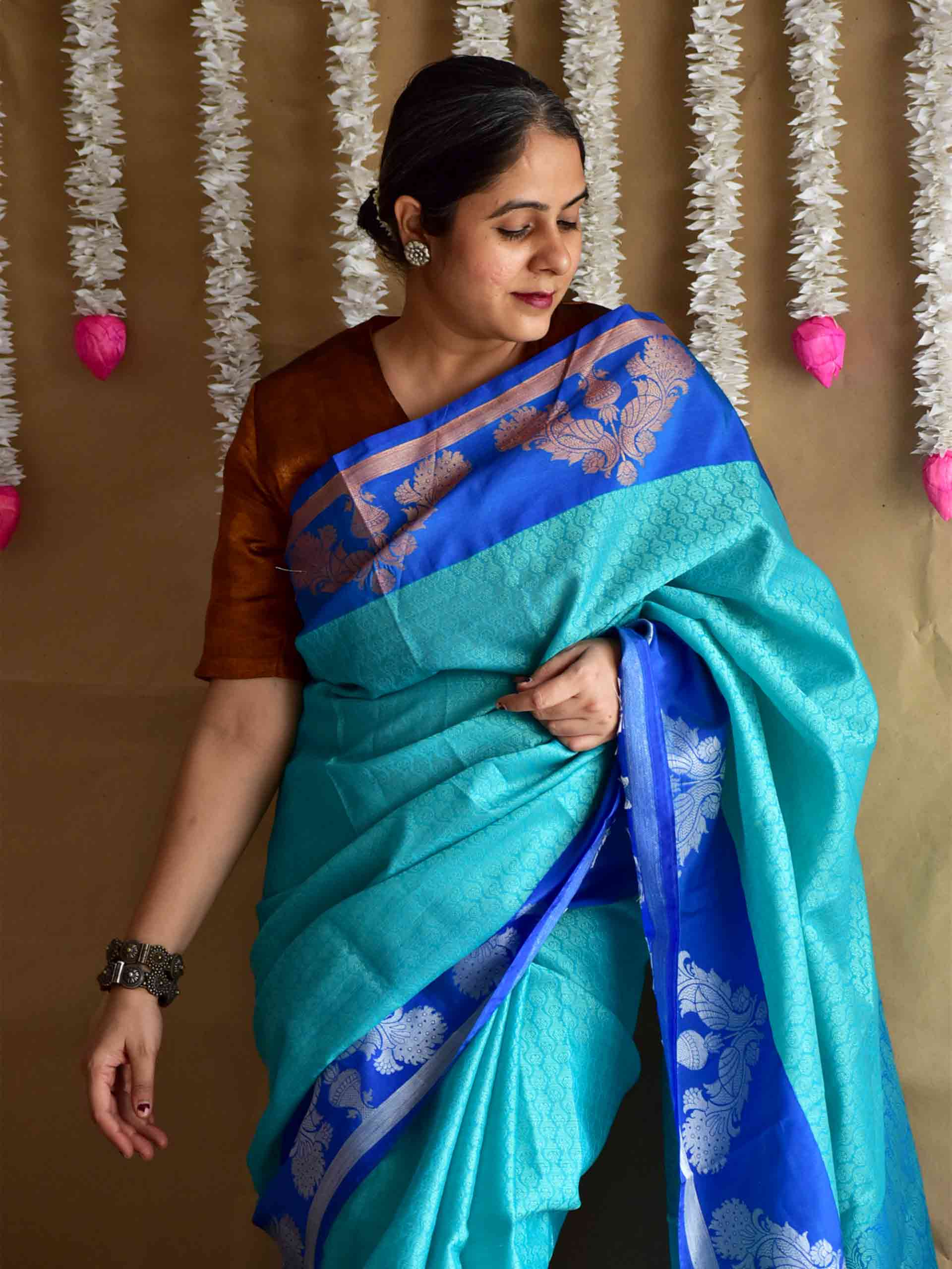 Janiya - silk Brocade saree