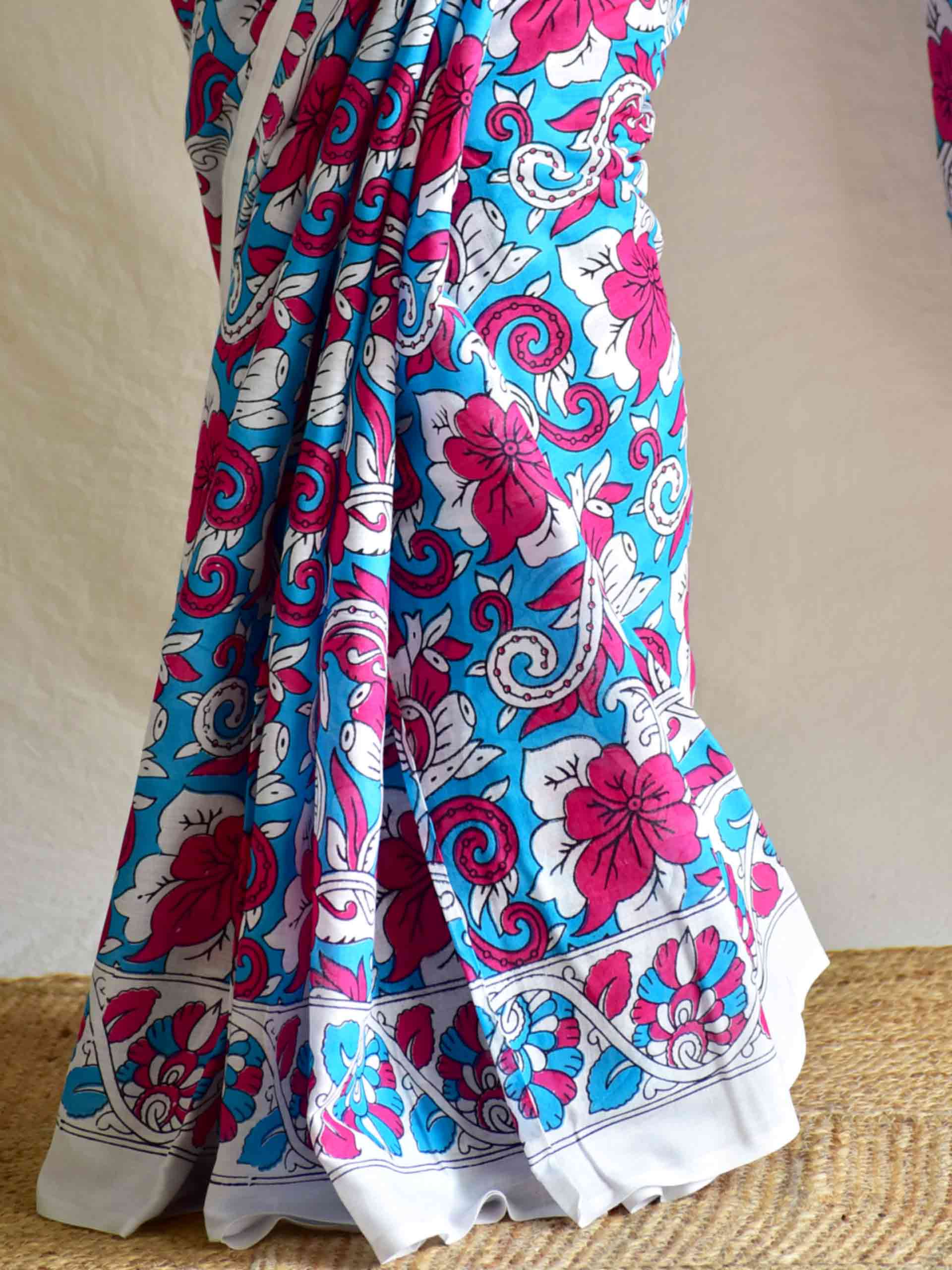 The CEO drape- Mul cotton saree