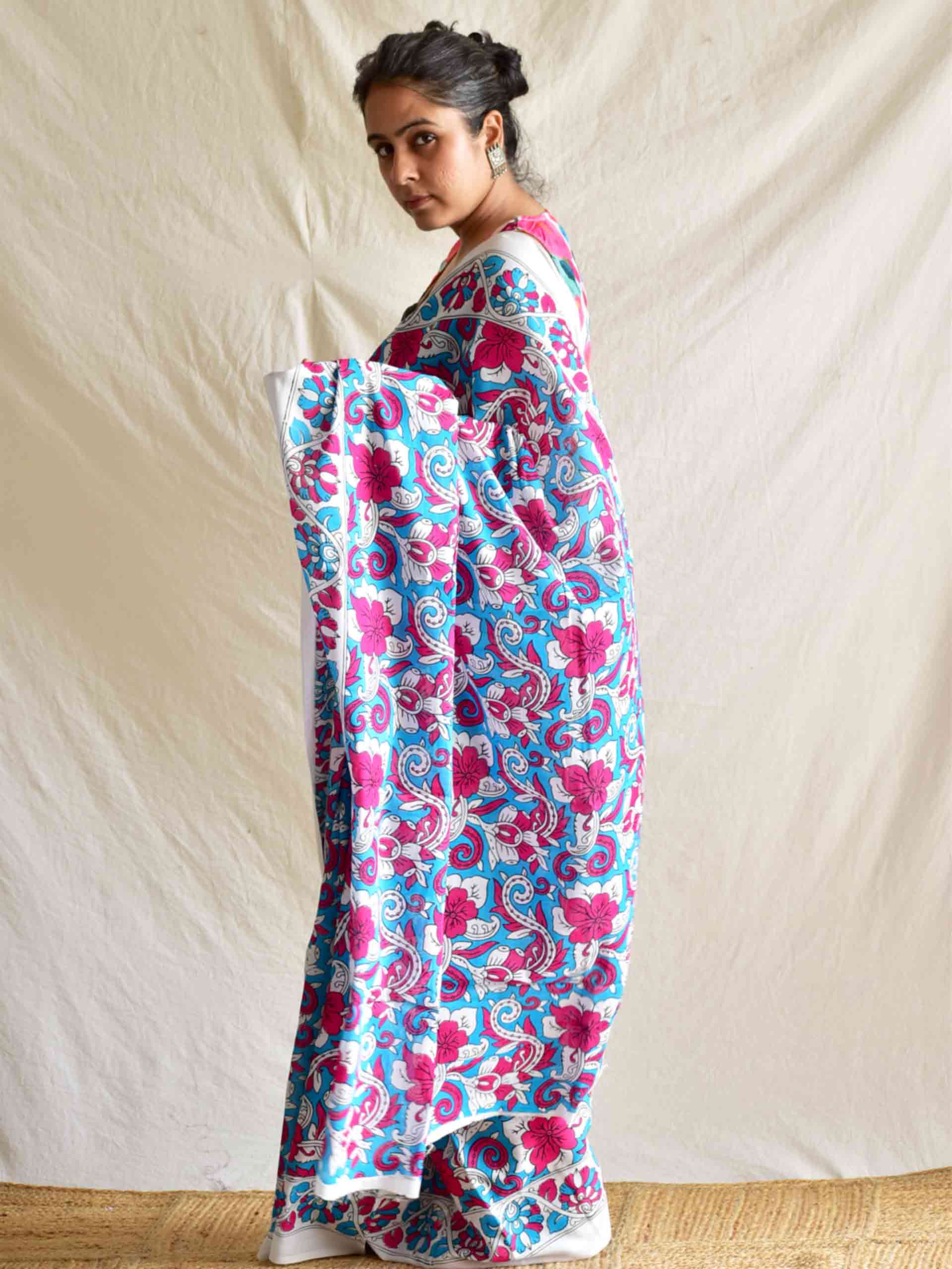 The CEO drape- Mul cotton saree