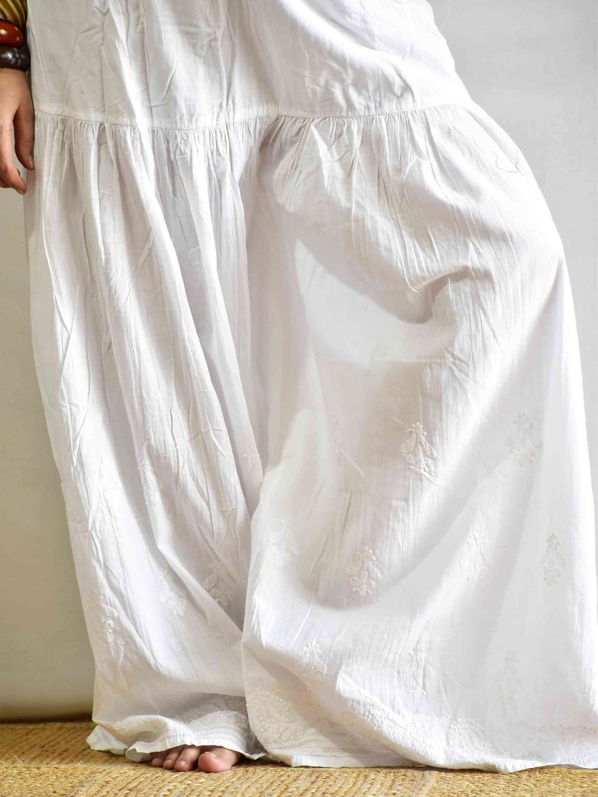 Ghoomar - Chikankari Garara