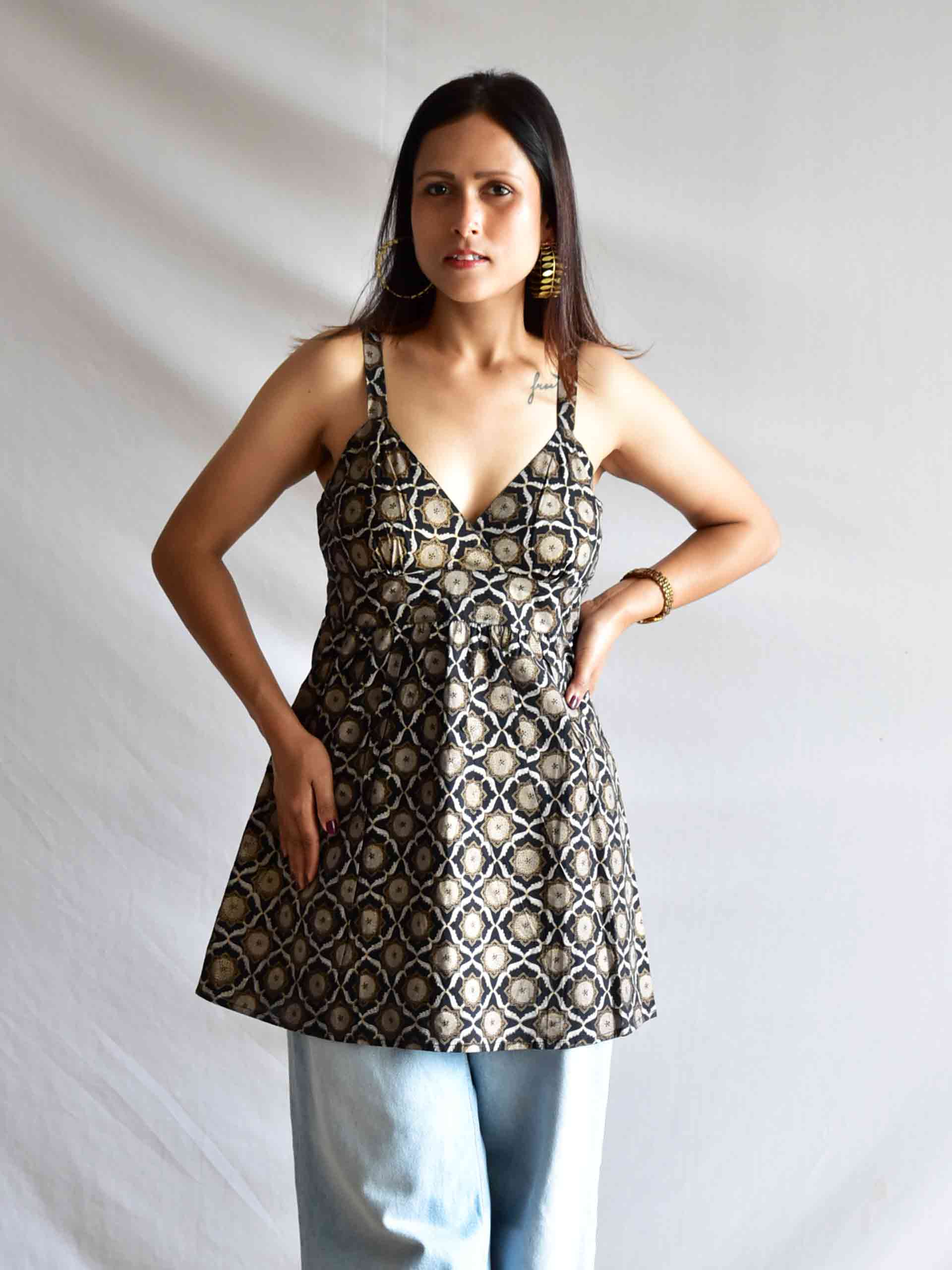 Sophie - Cotton Short Dress