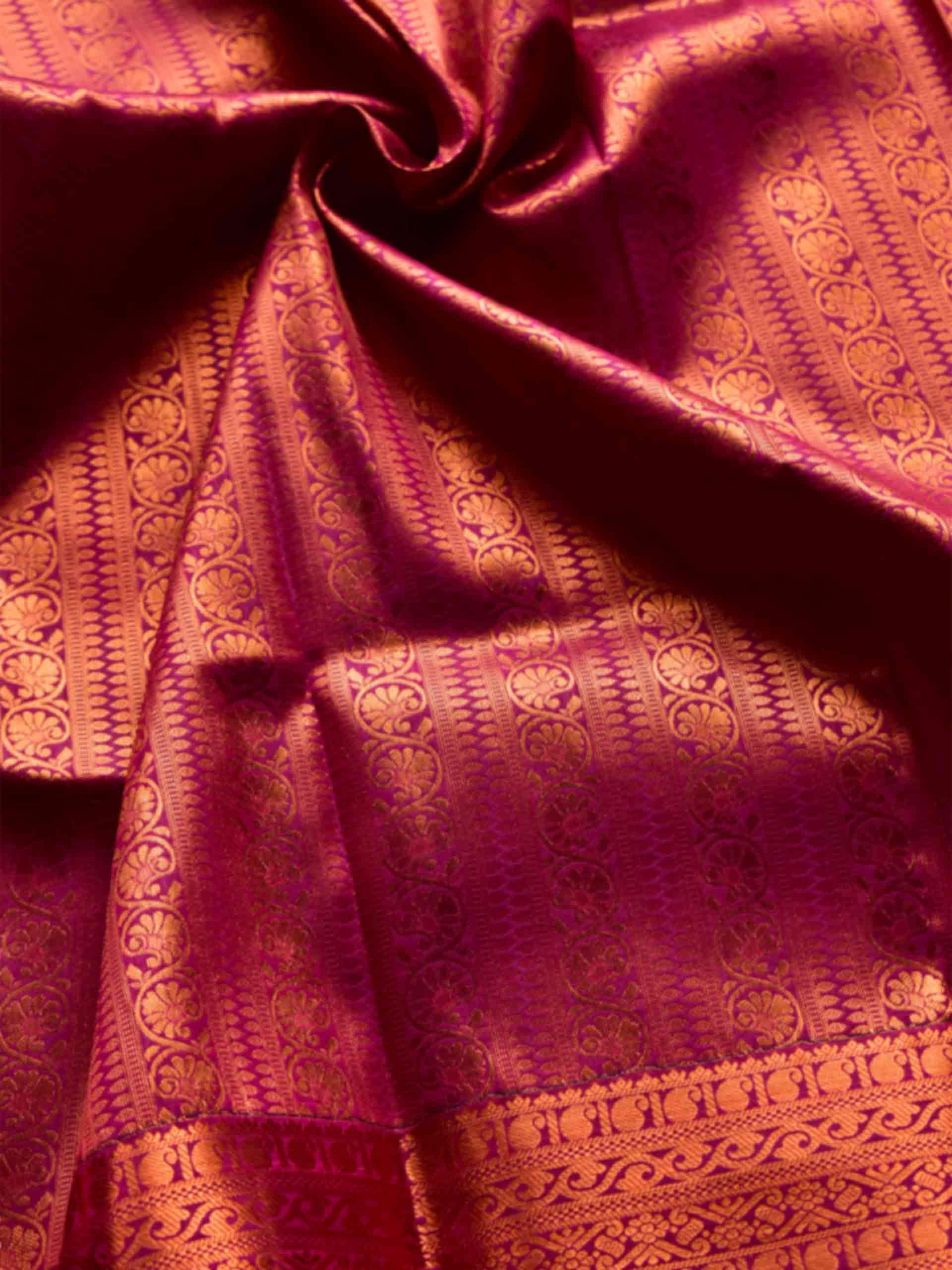 Samaa - silk Brocade saree