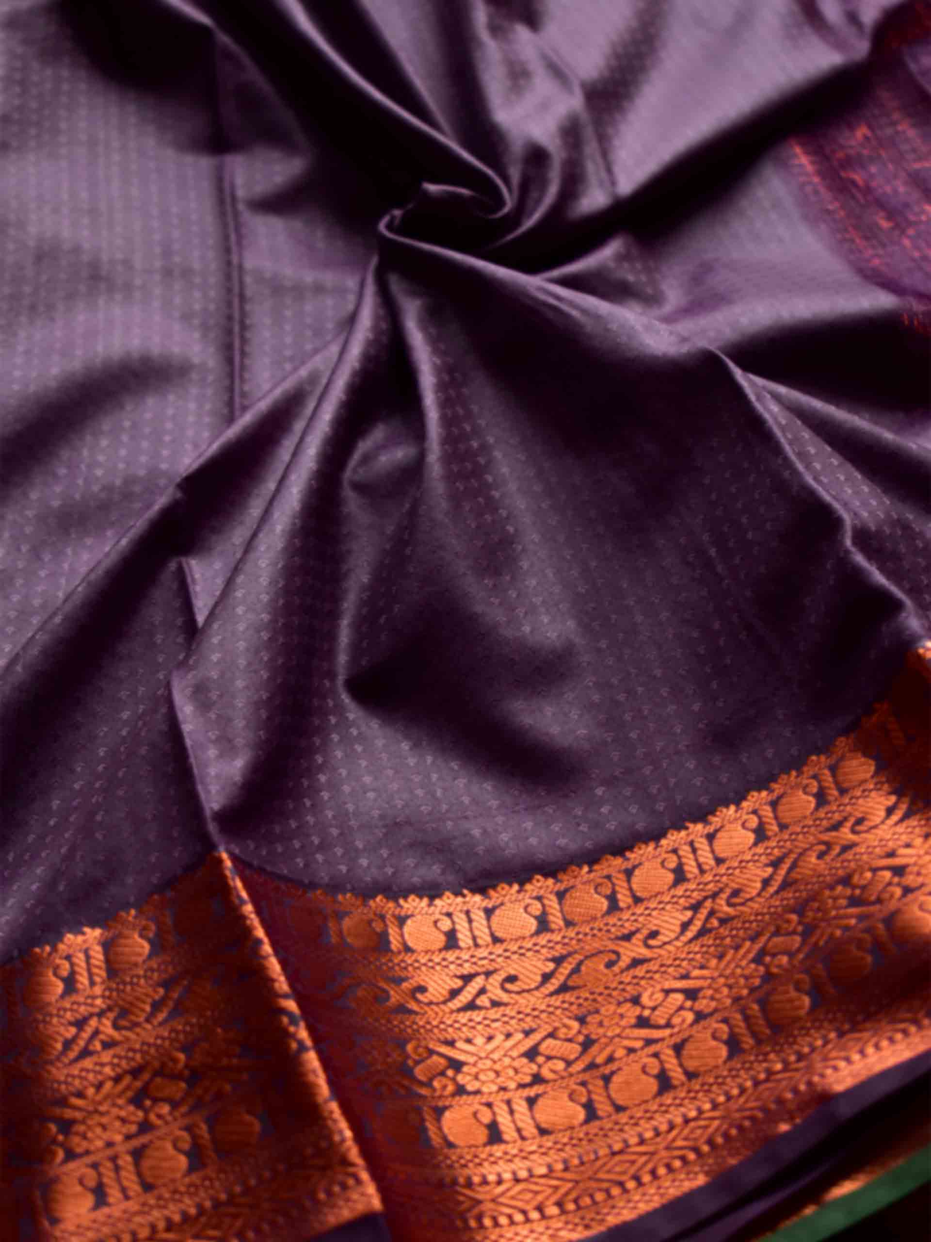 Hans - silk Brocade saree